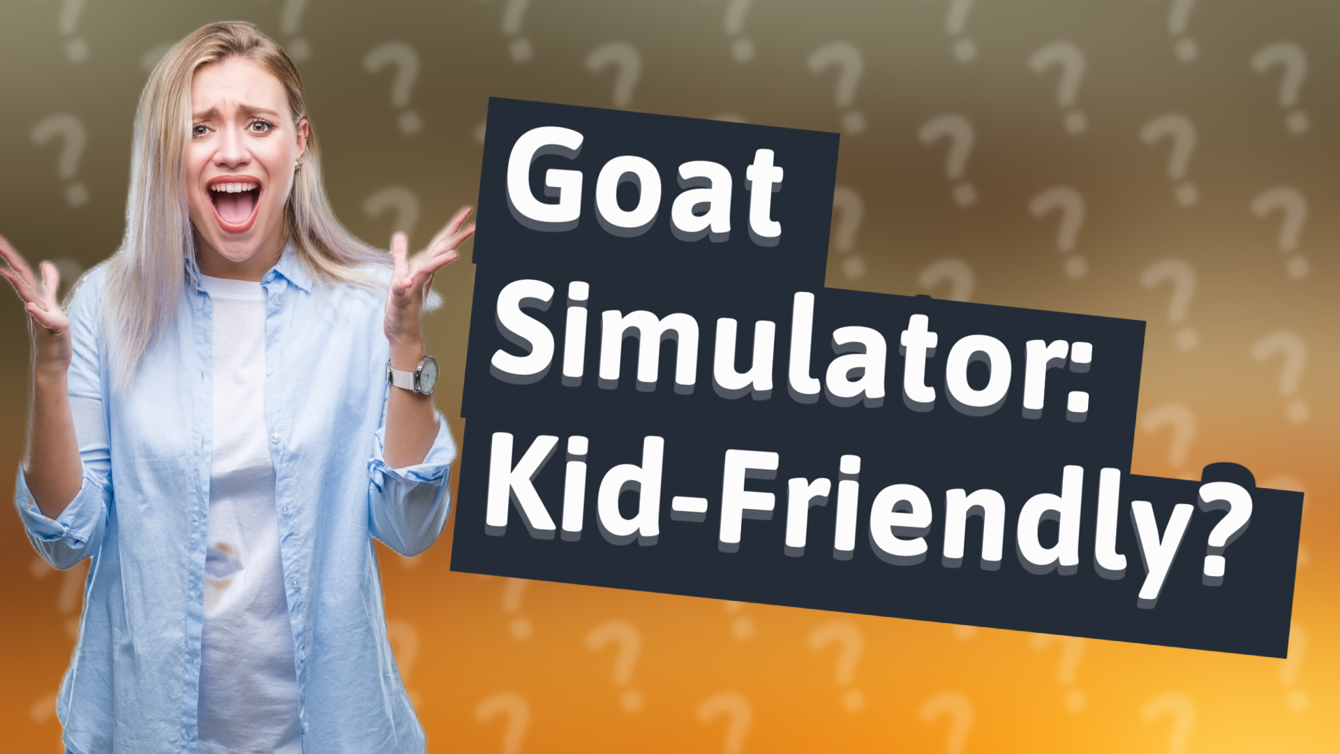 Goat Simulator: Kid-Friendly?
