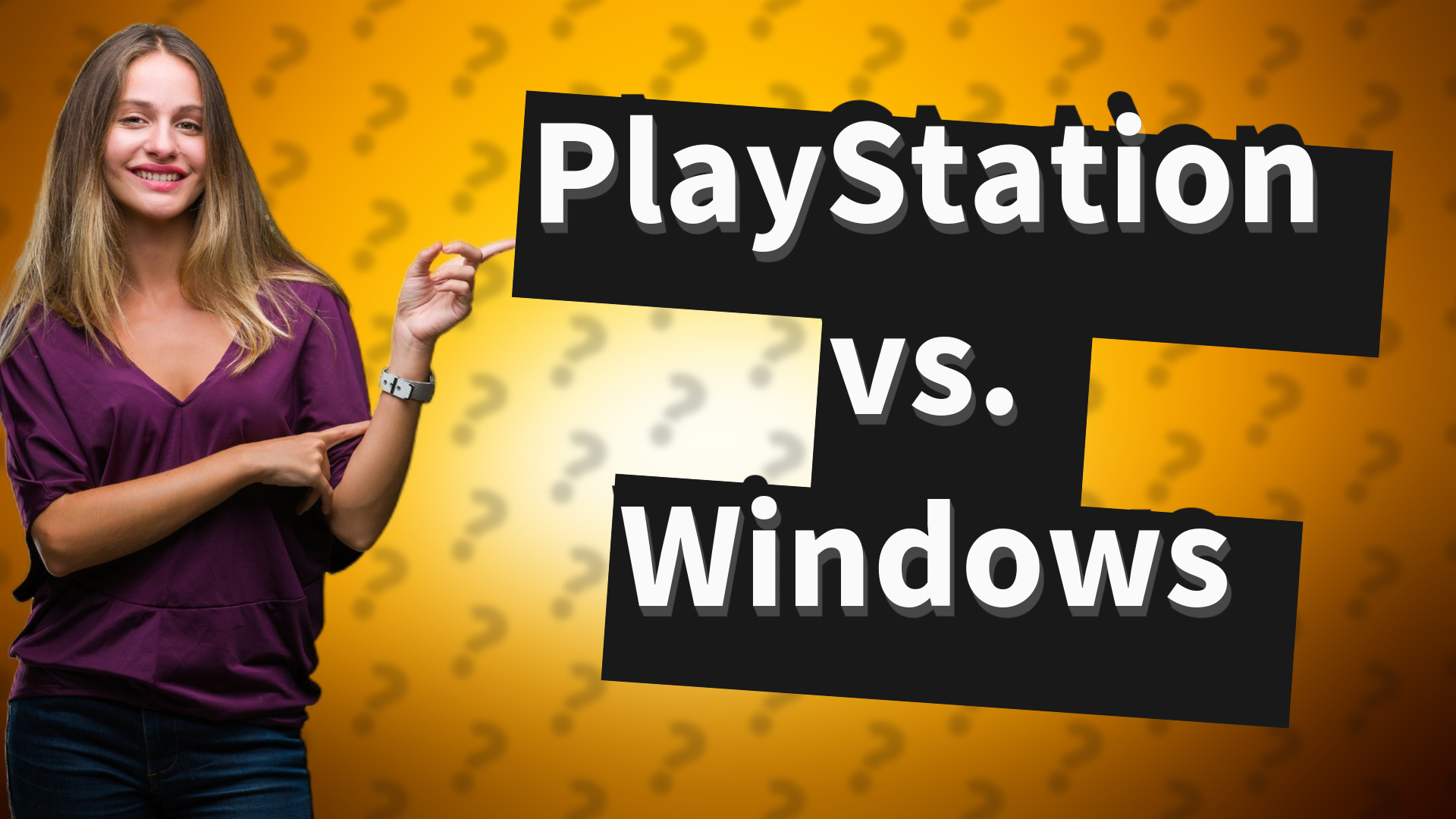 PlayStation vs. Windows
