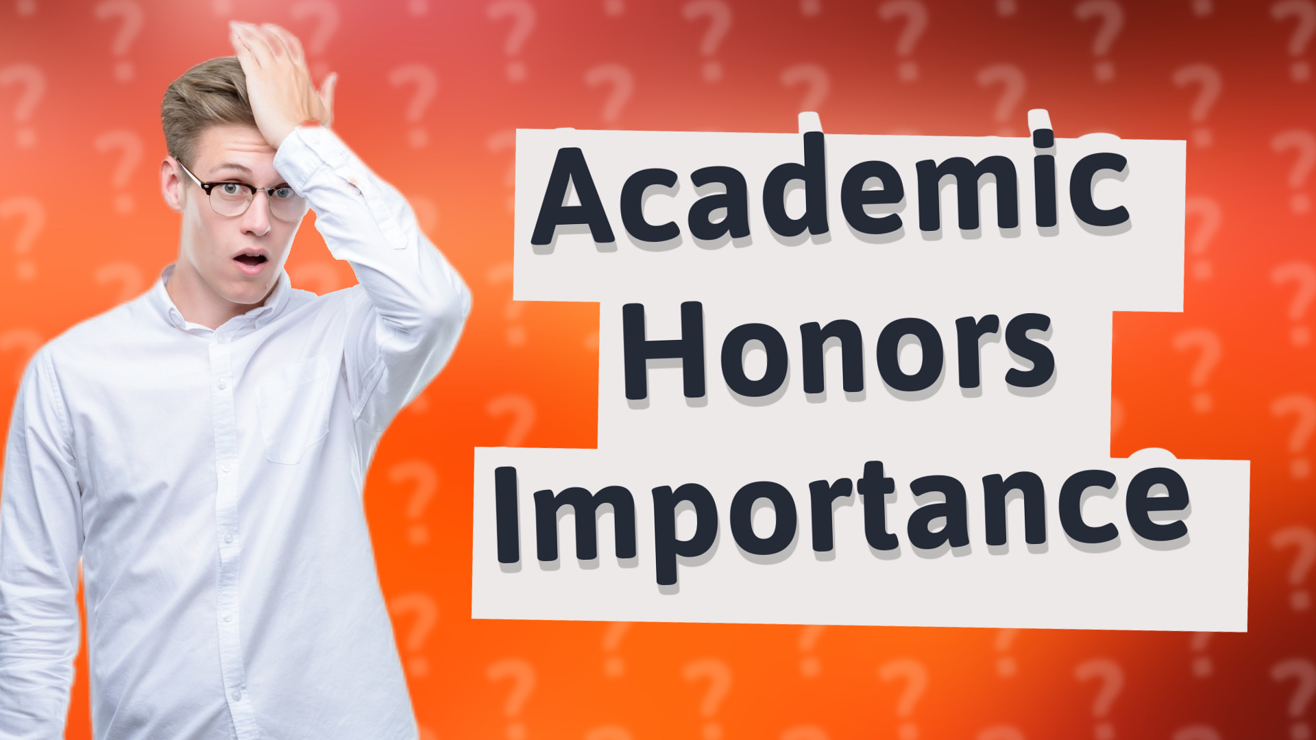 Academic Honors Importance