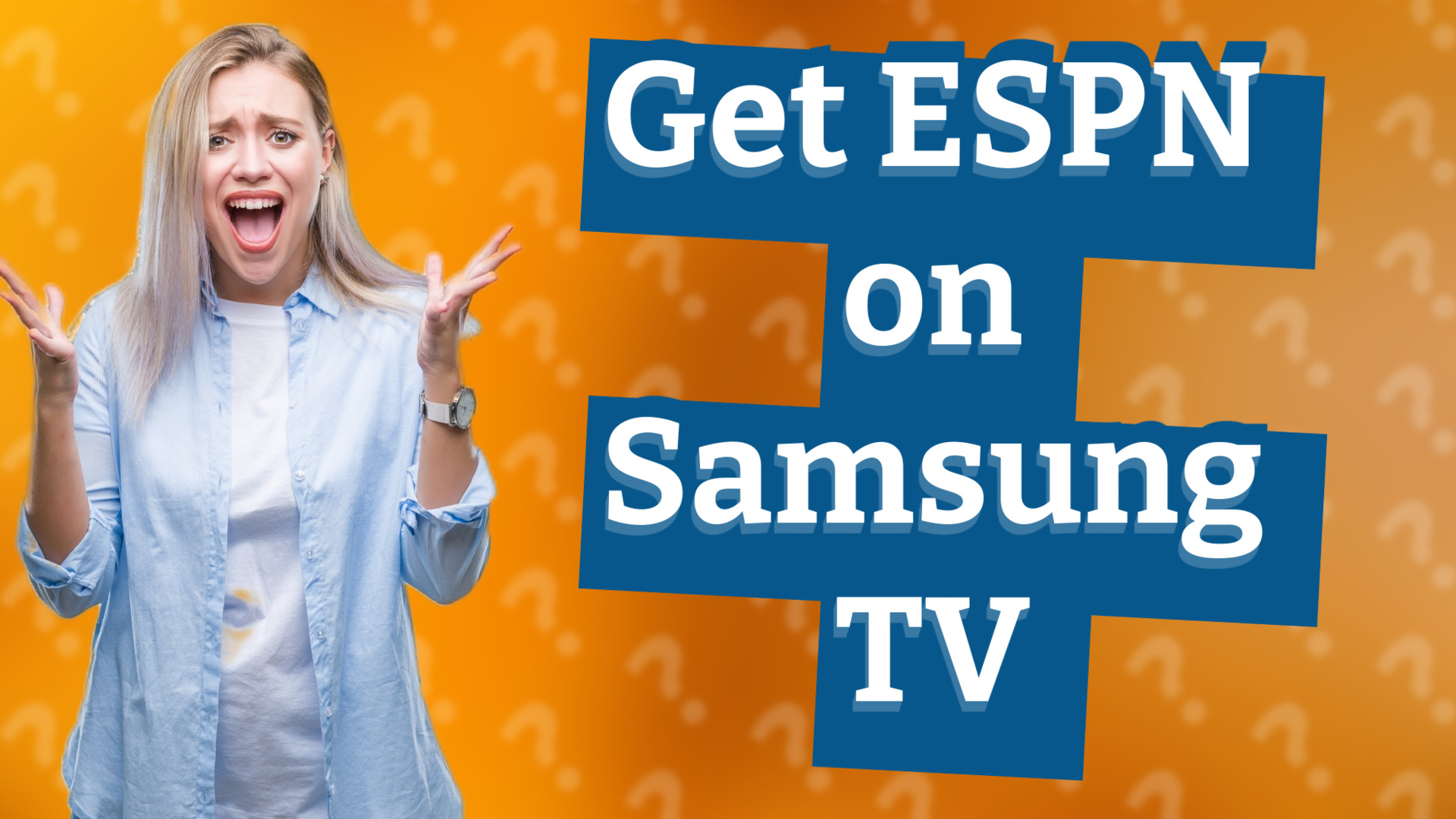 Get ESPN on Samsung TV