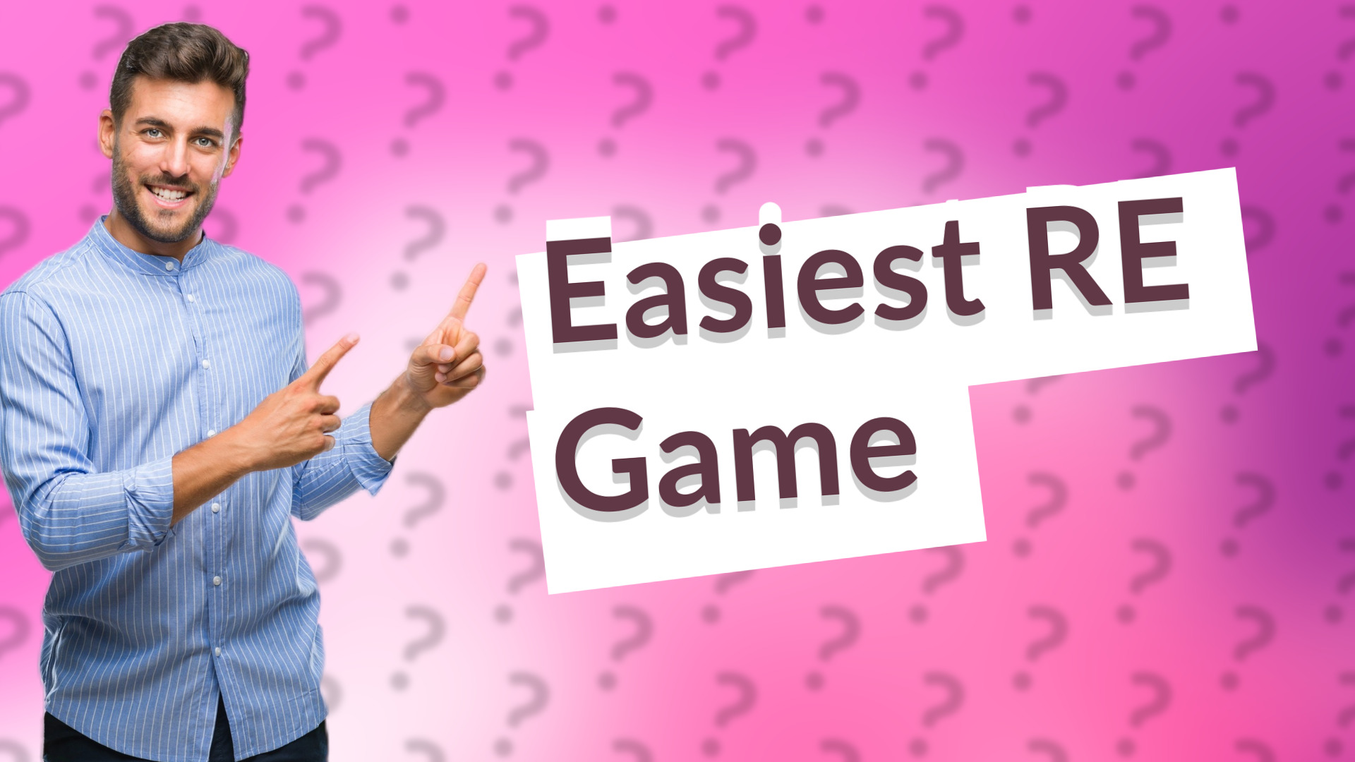 Easiest RE Game