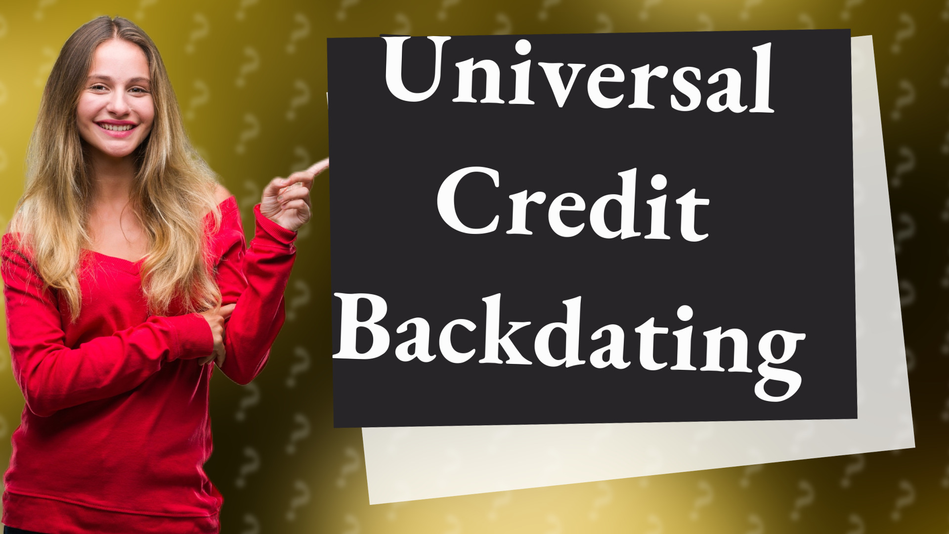 Universal Credit Backdating