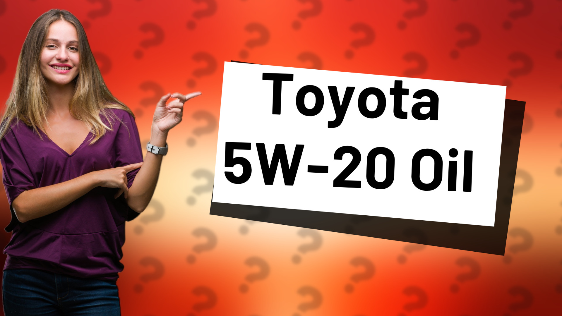 Toyota 5W-20 Oil