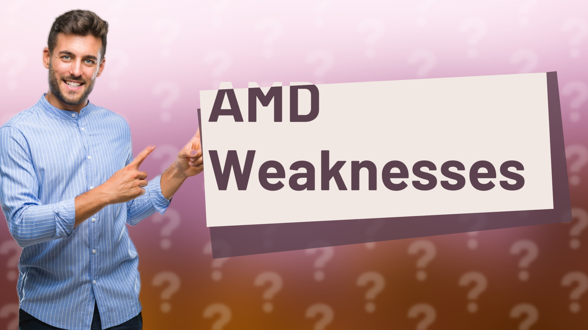 AMD Weaknesses
