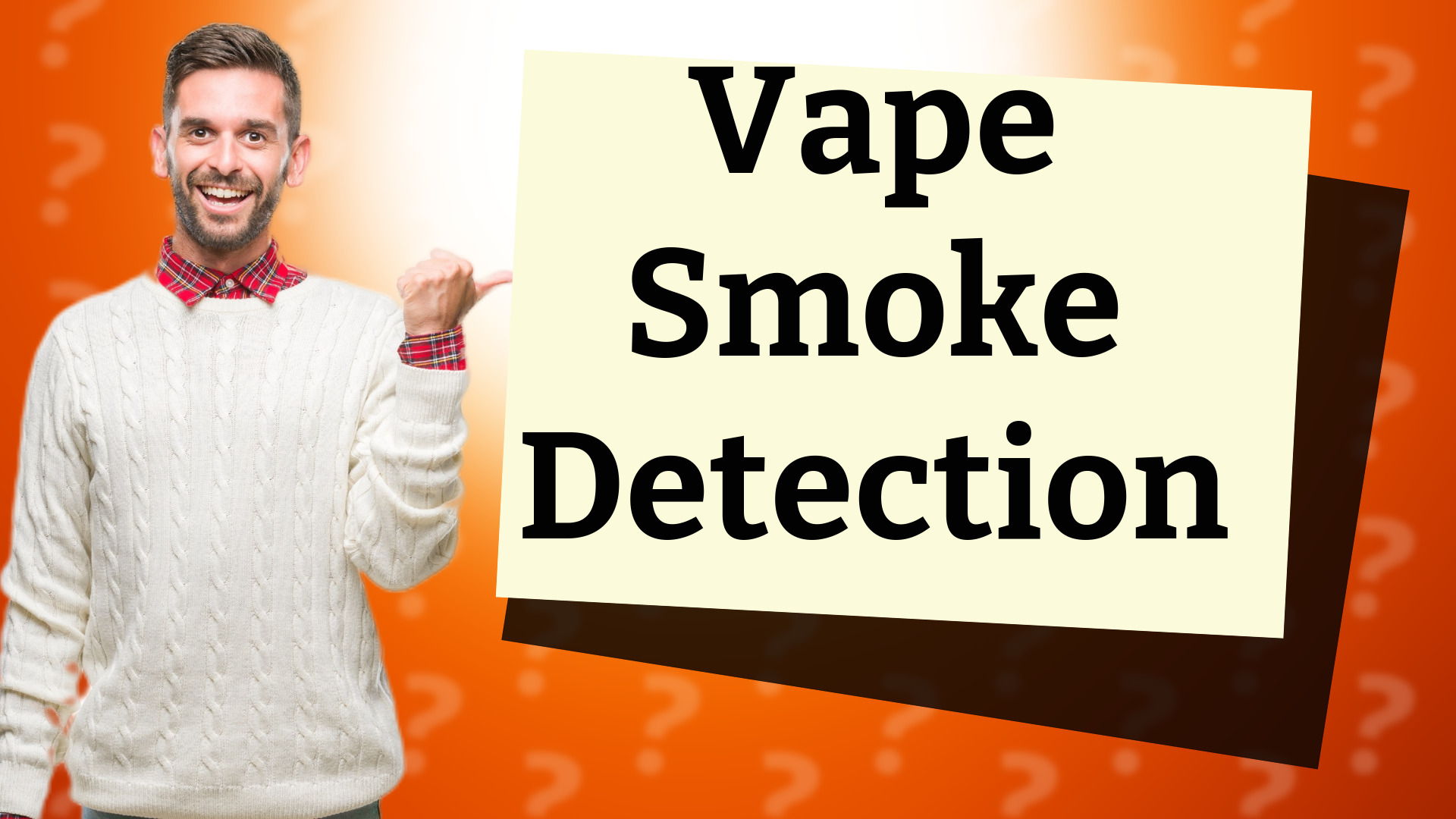 Vape Smoke Detection