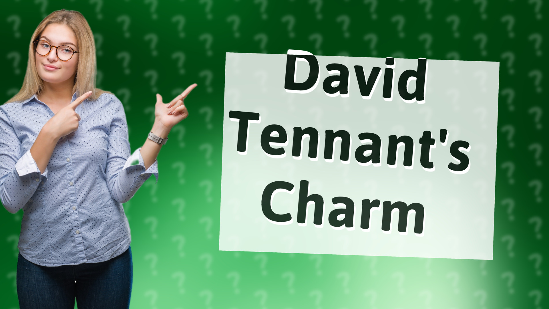 David Tennant's Charm
