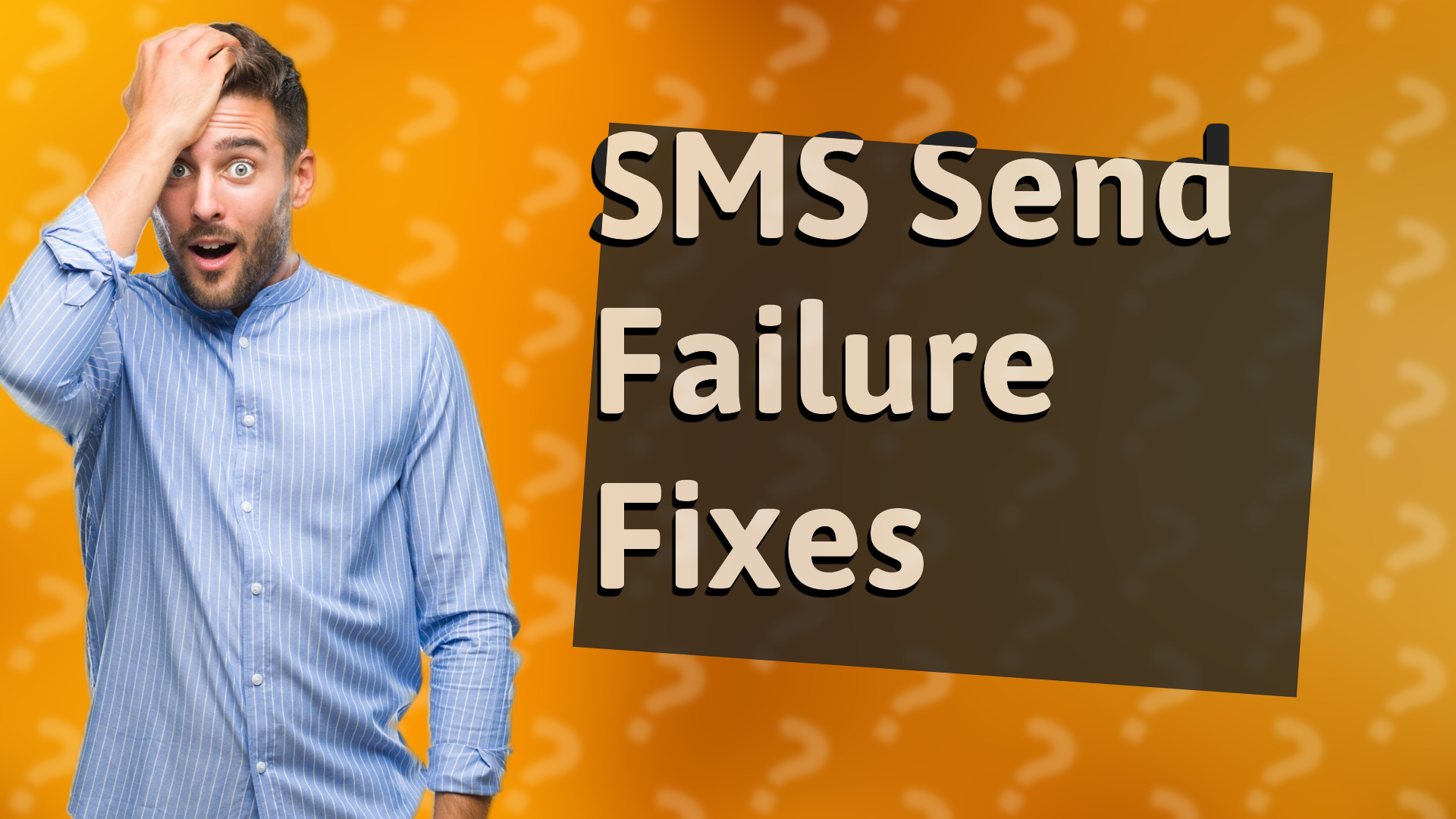 SMS Send Failure Fixes