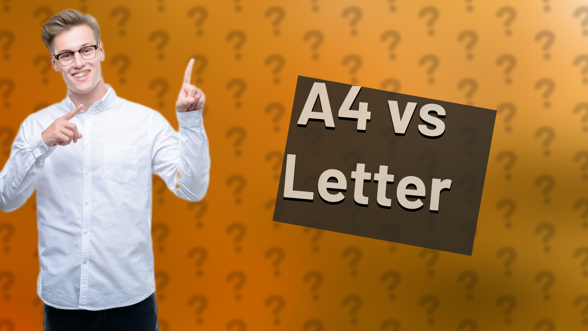 A4 vs Letter