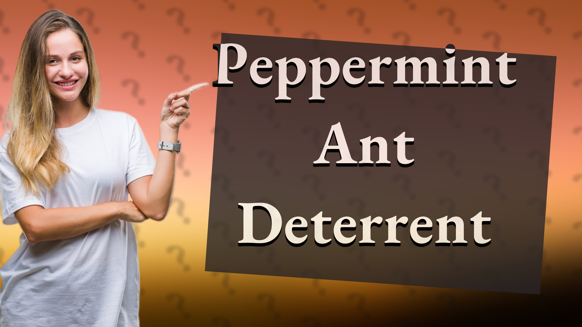 Peppermint Ant Deterrent
