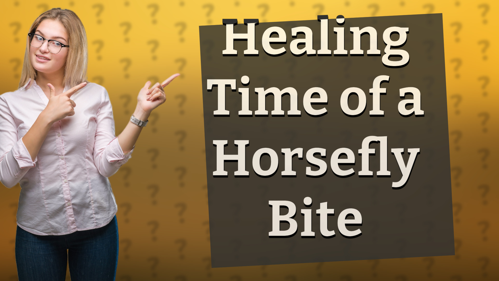 Healing Time of a Horsefly Bite