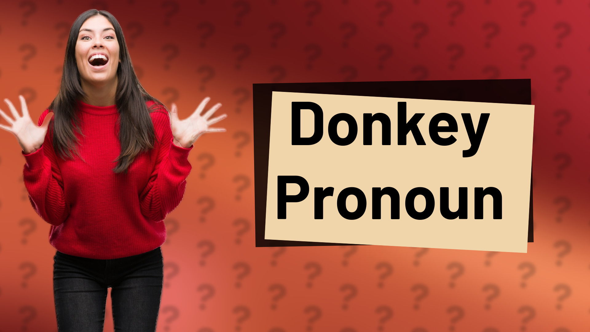 Donkey Pronoun