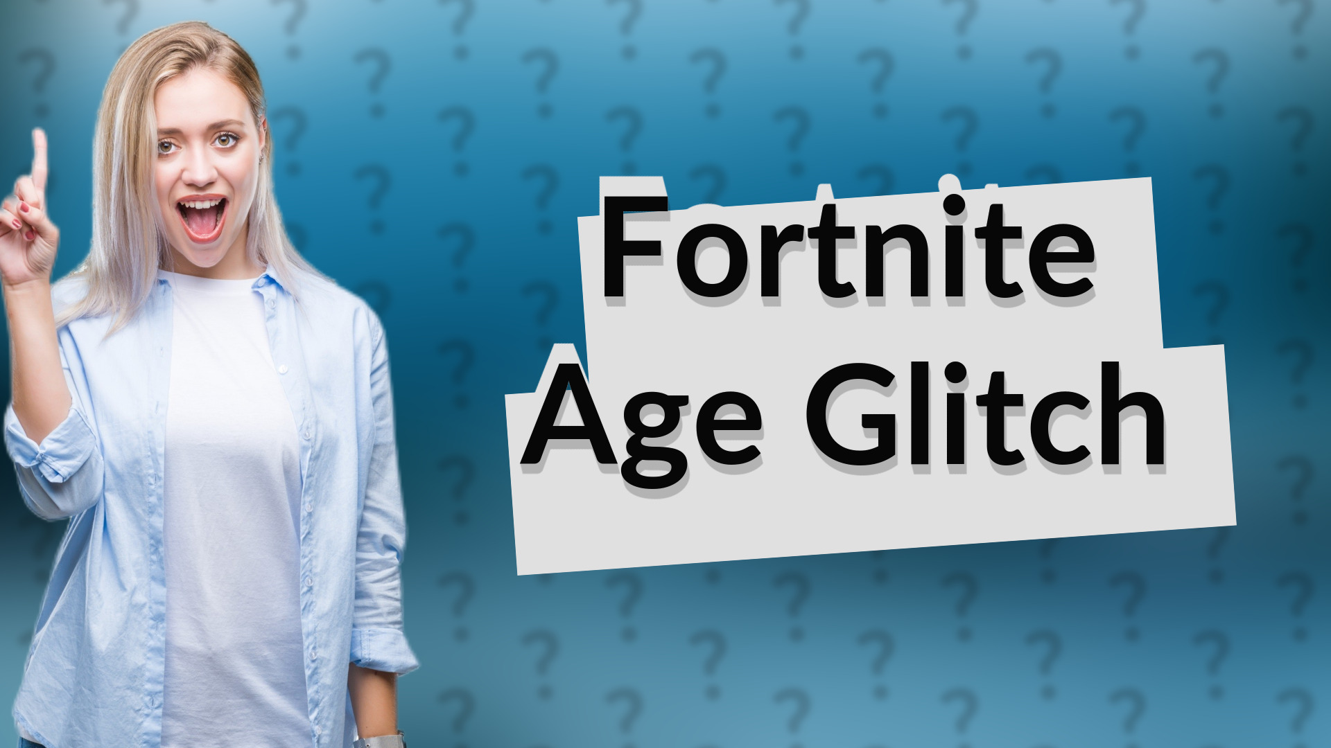 Fortnite Age Glitch