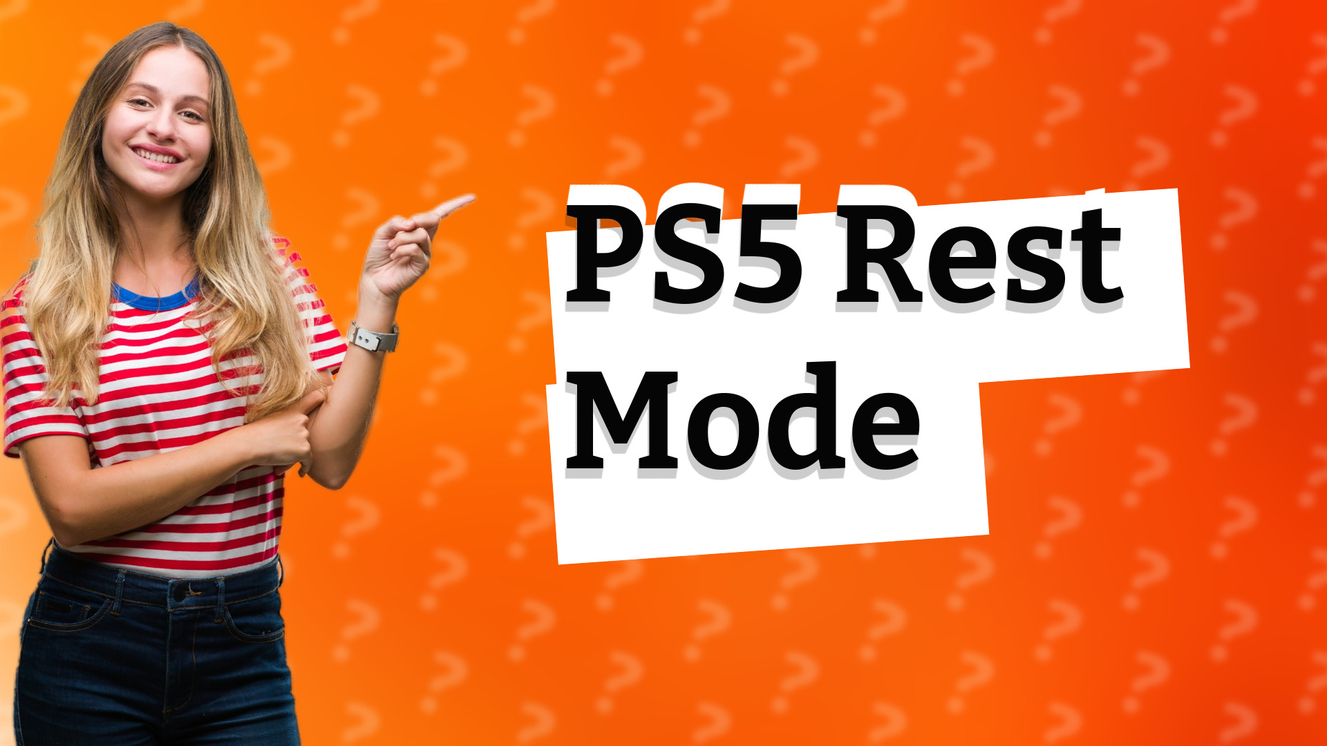PS5 Rest Mode