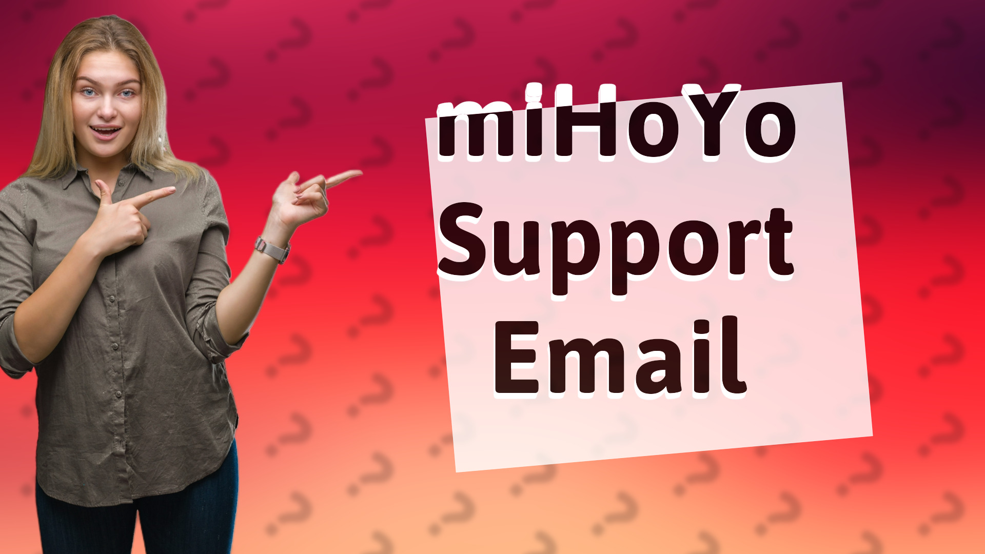 miHoYo Support Email
