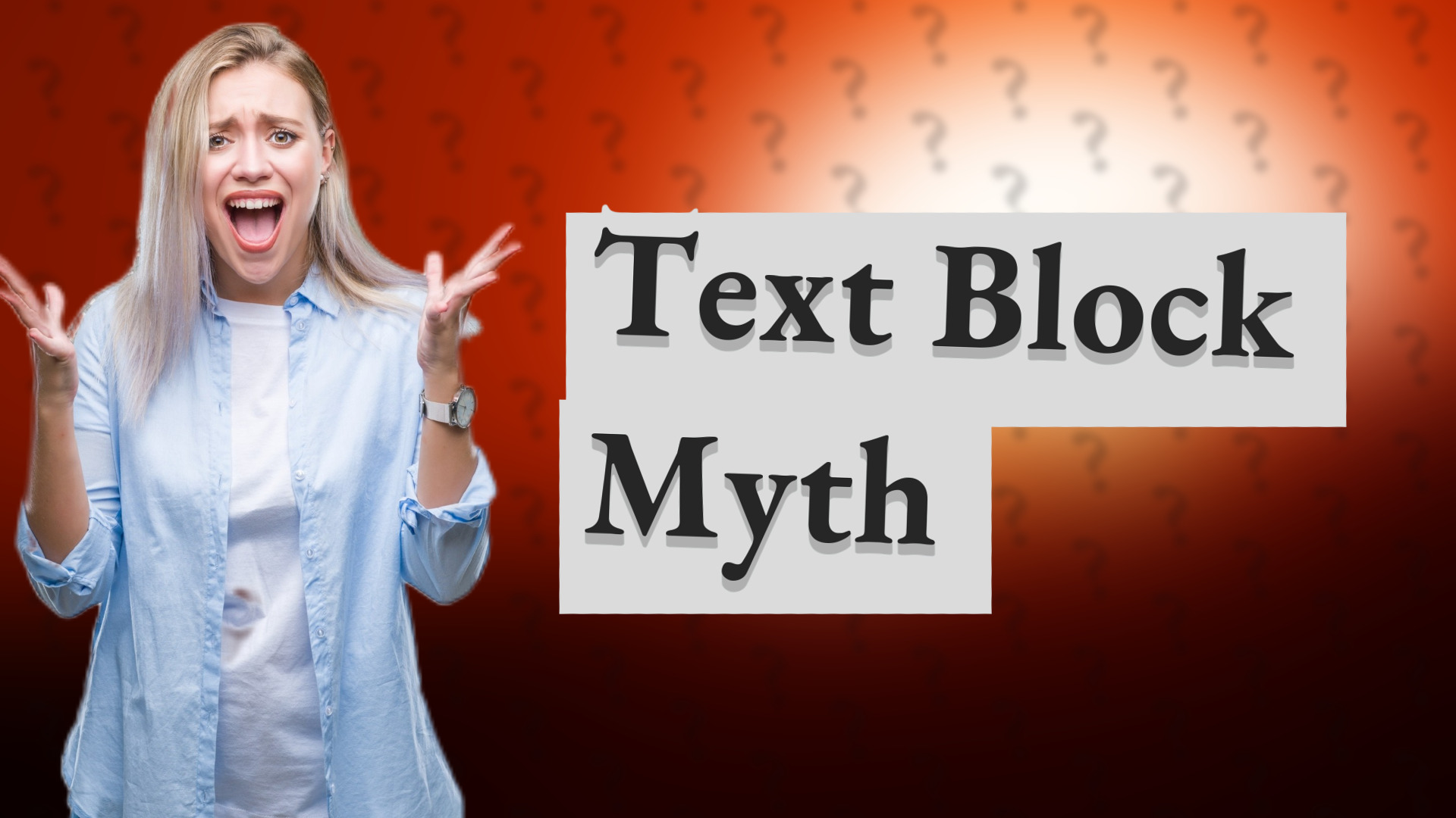 Text Block Myth
