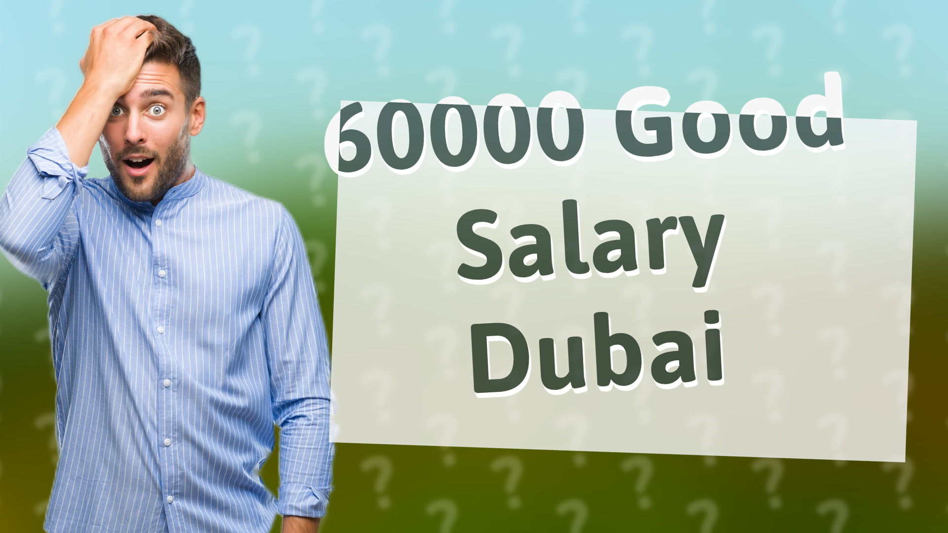 60000 Good Salary Dubai