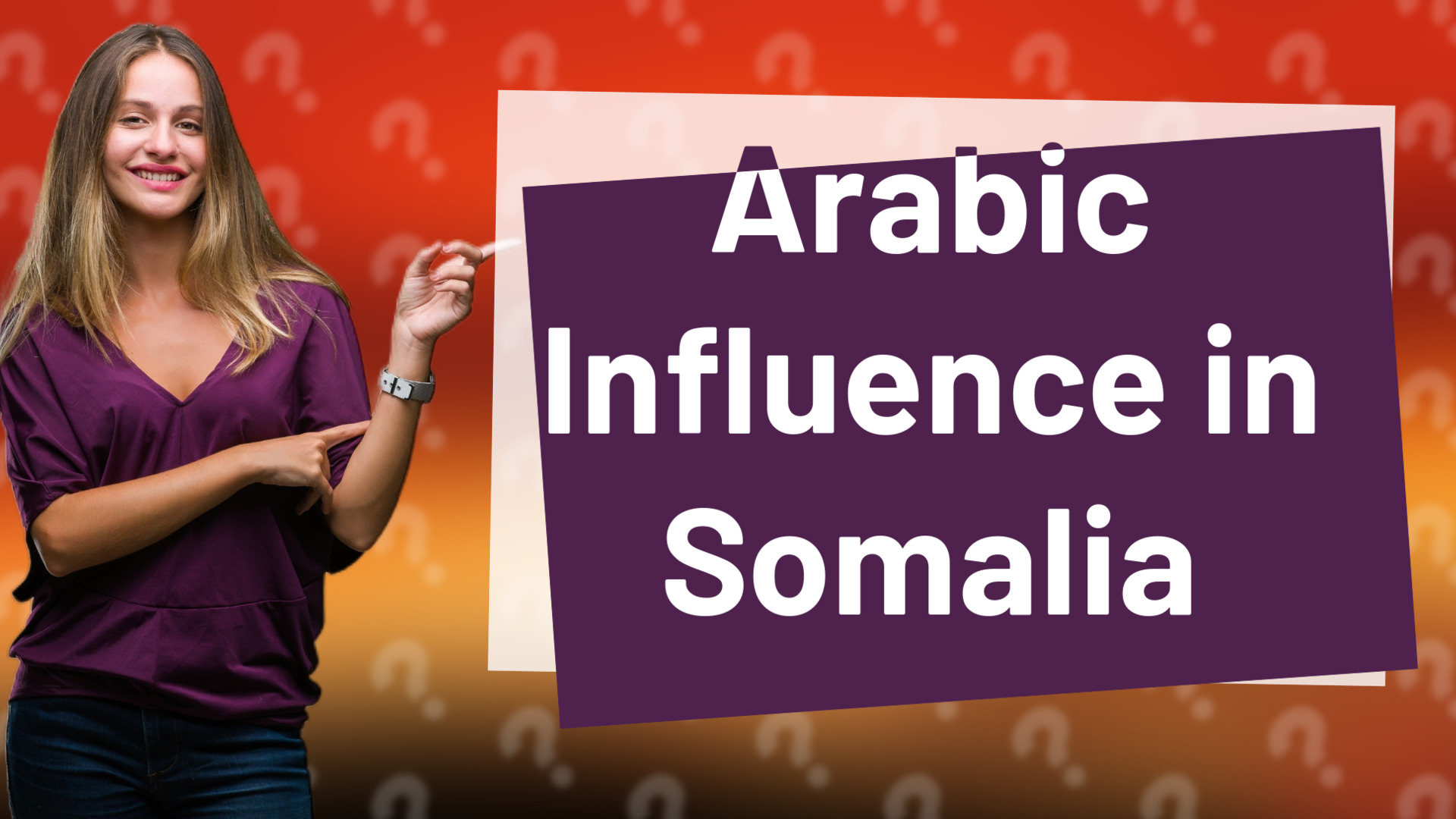 Arabic Influence in Somalia