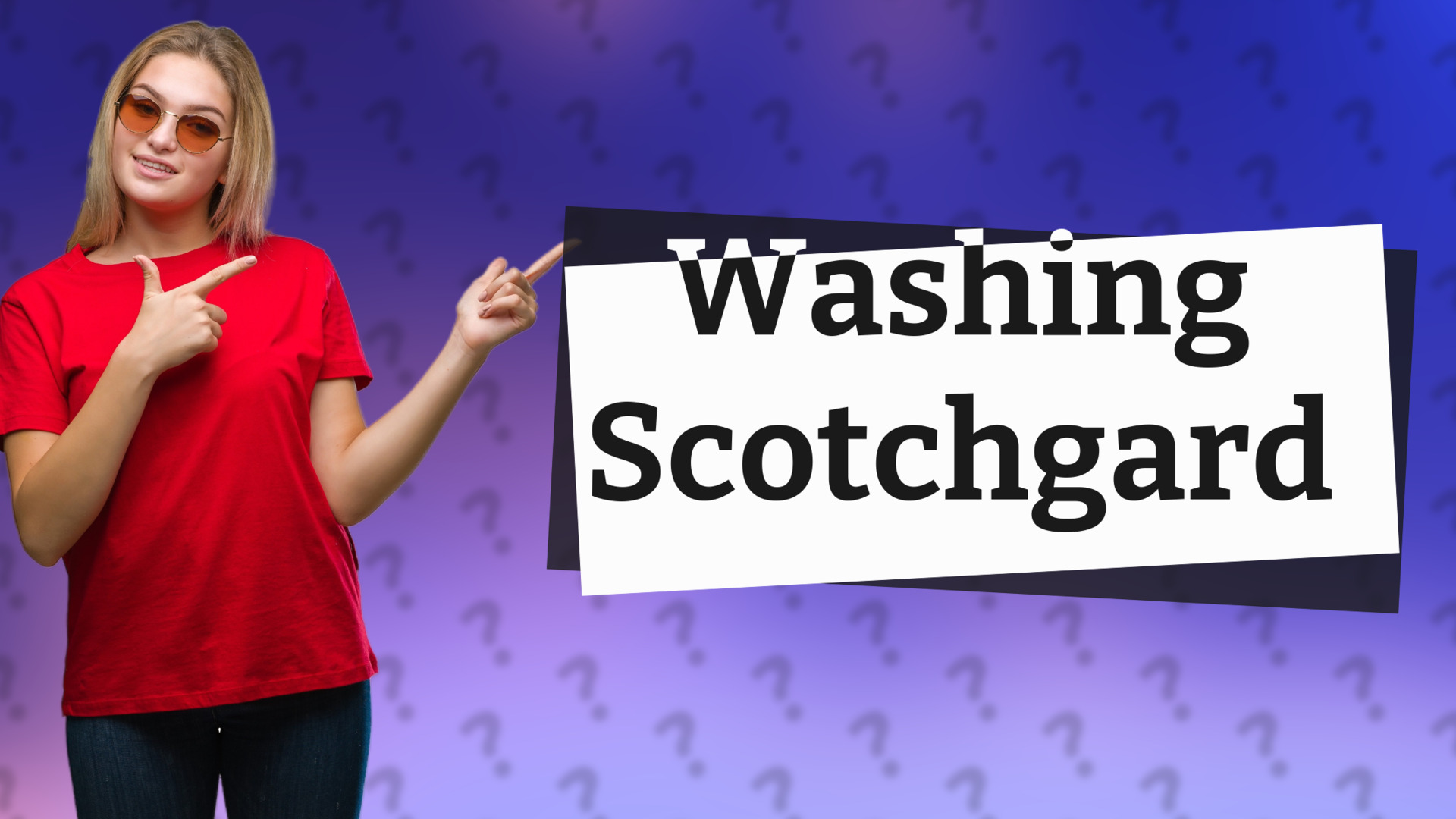 Washing Scotchgard
