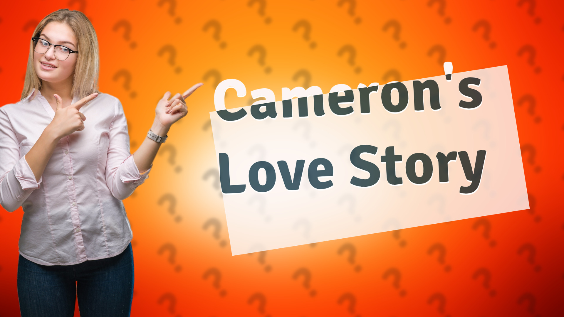Cameron's Love Story