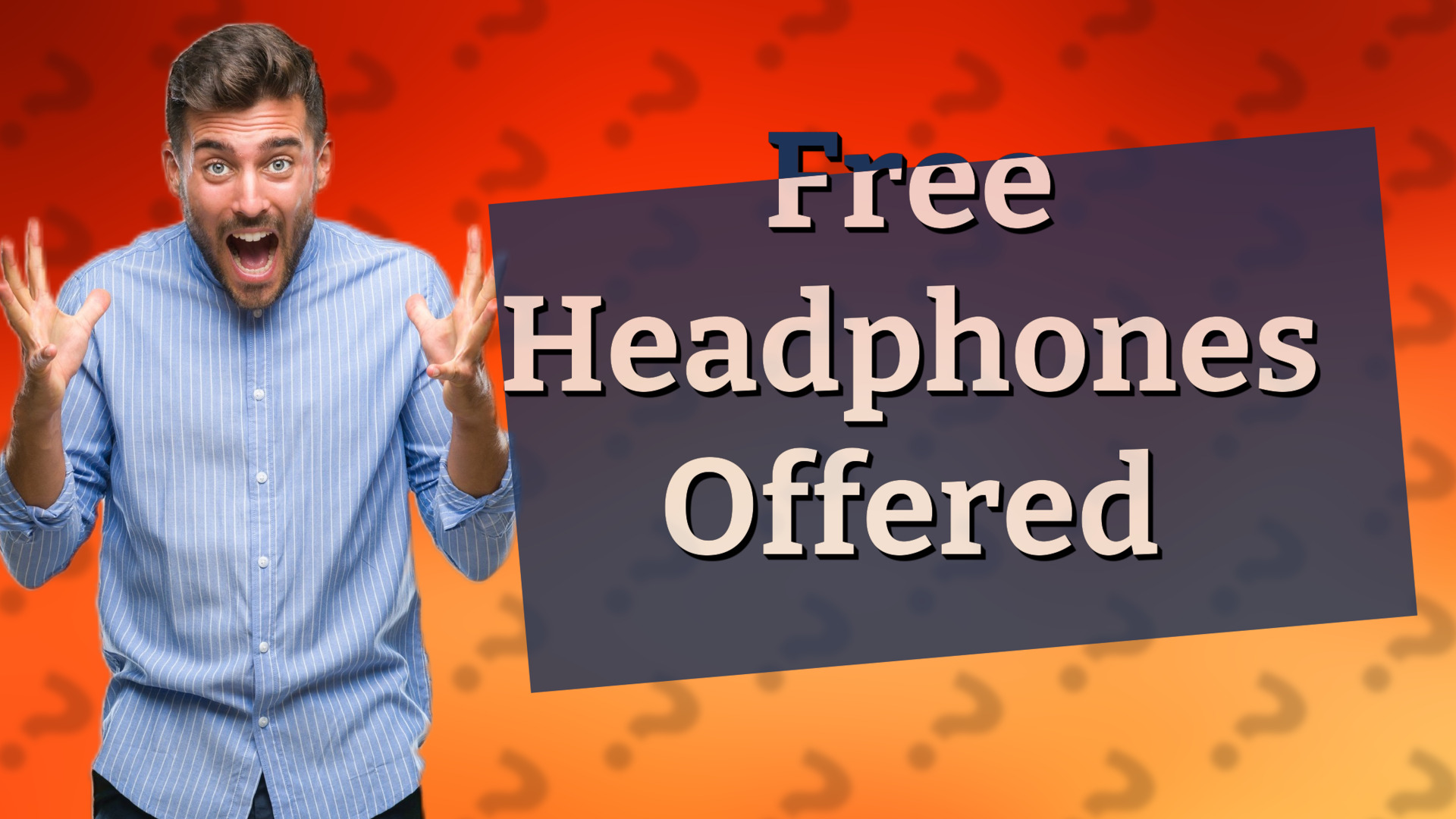 Free Headphones Offered