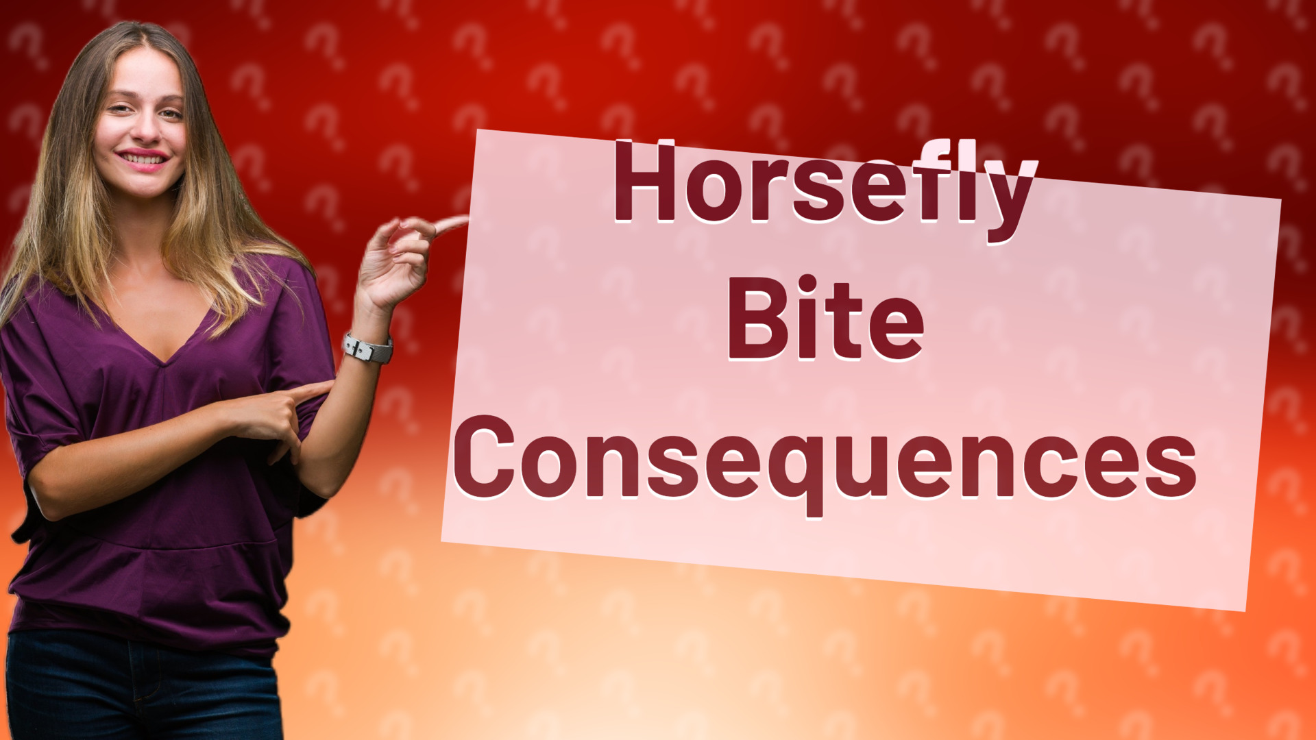 Horsefly Bite Consequences