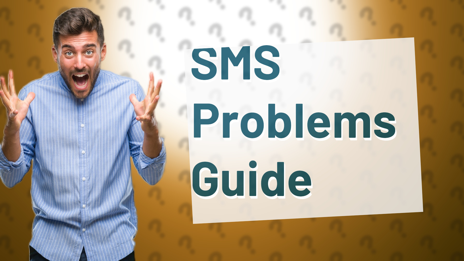 SMS Problems Guide