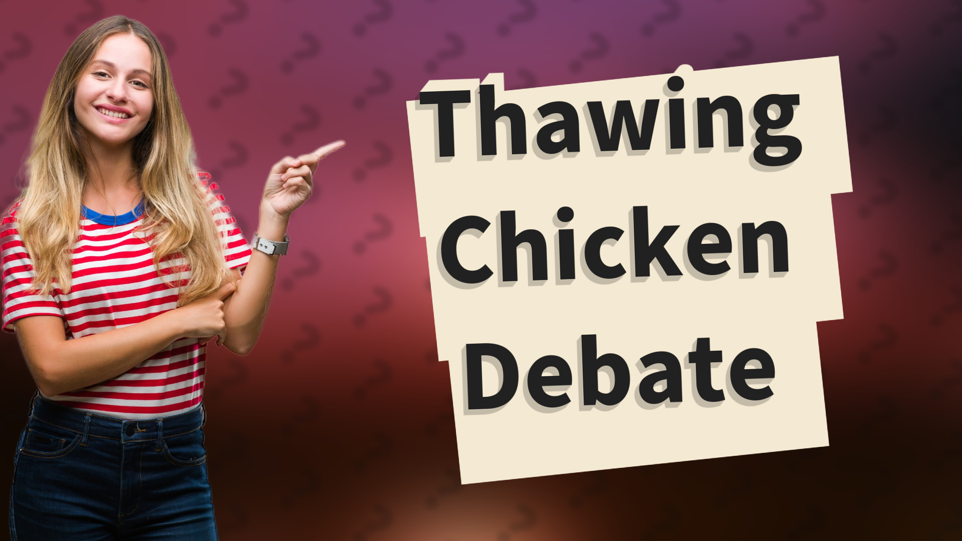 Thawing Chicken Debate