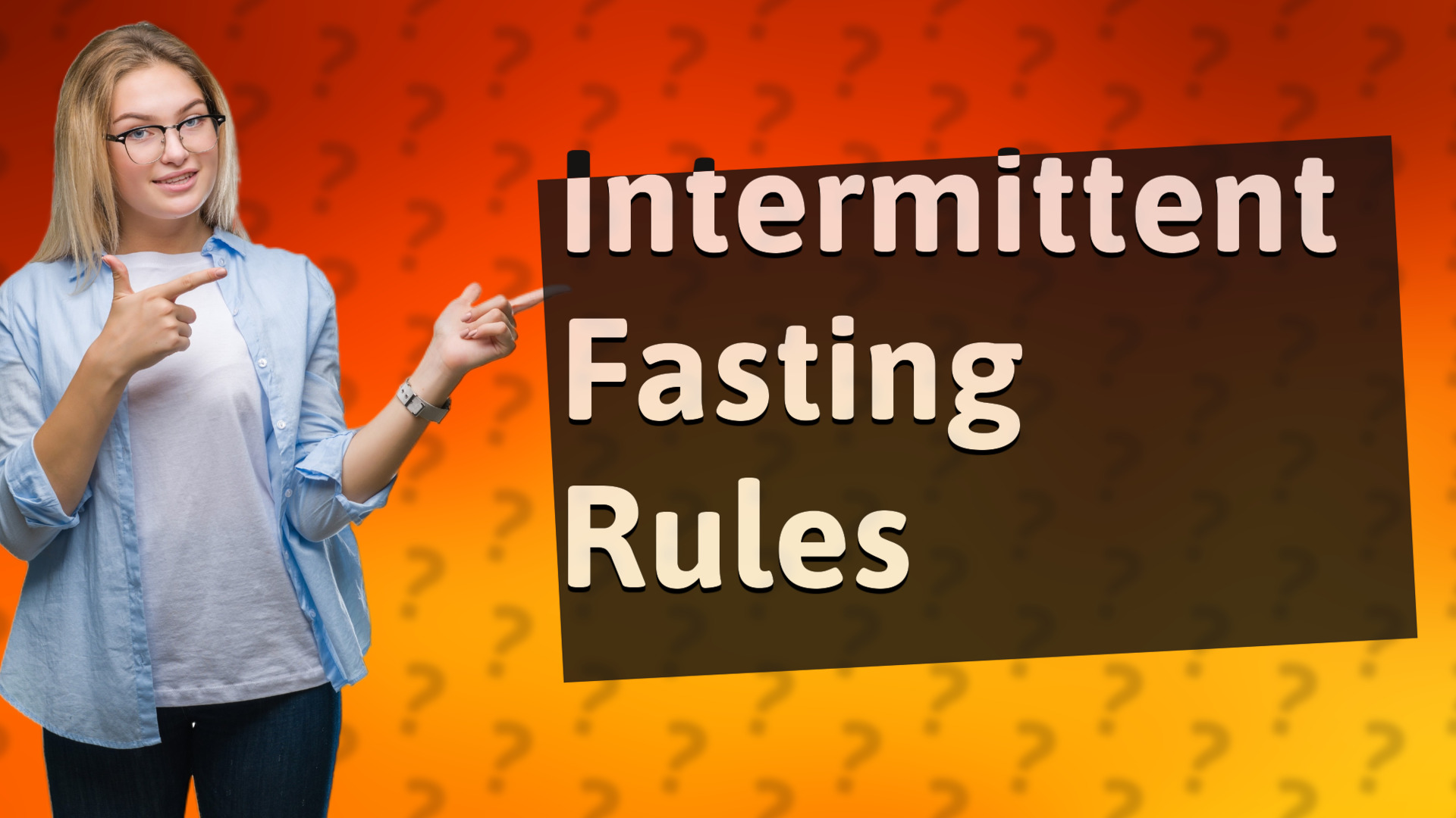 Intermittent Fasting Rules