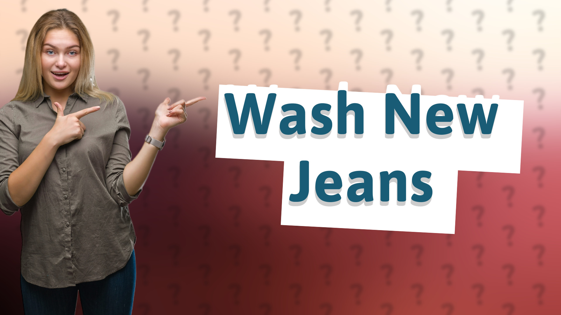 Wash New Jeans