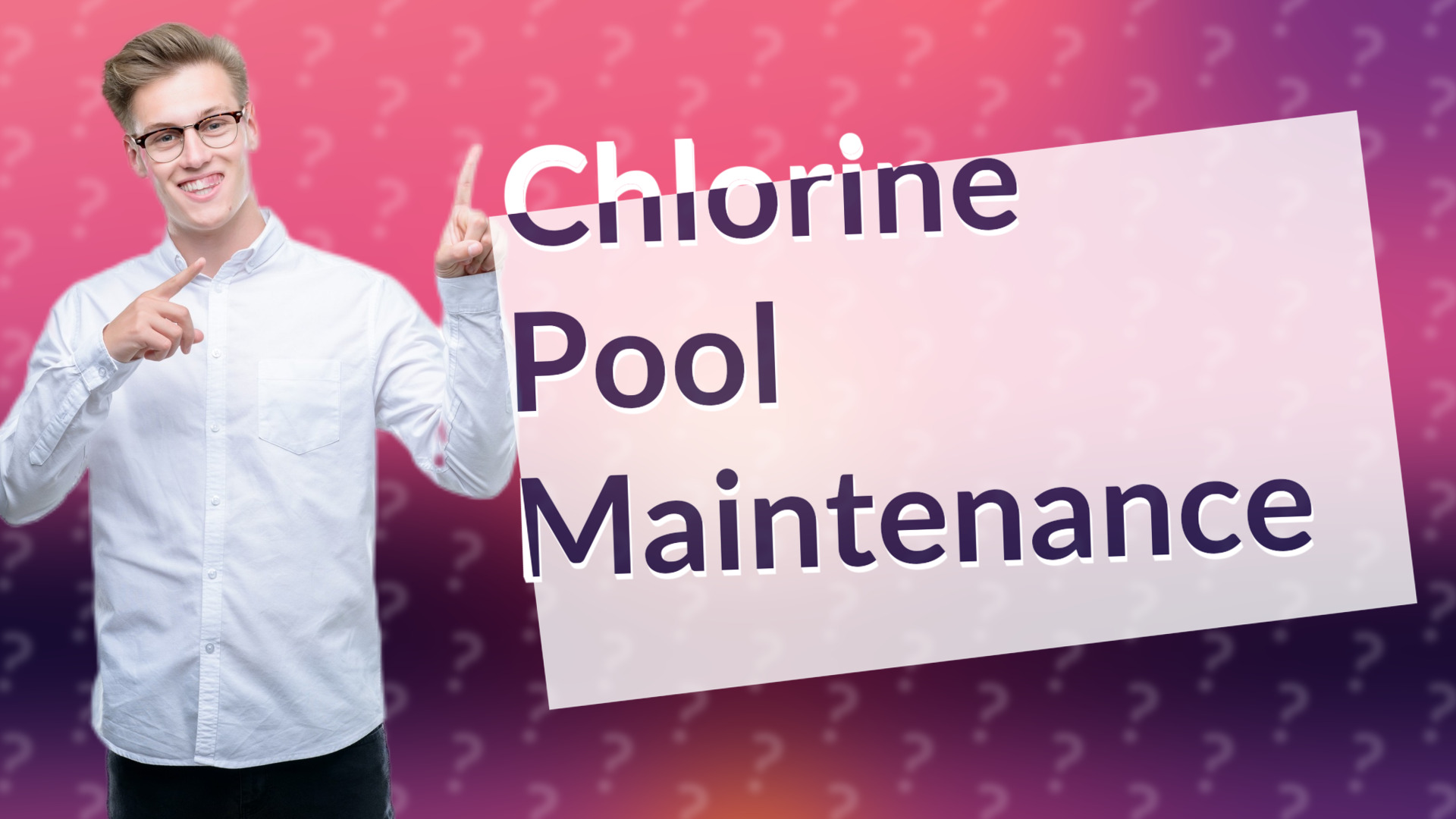 Chlorine Pool Maintenance