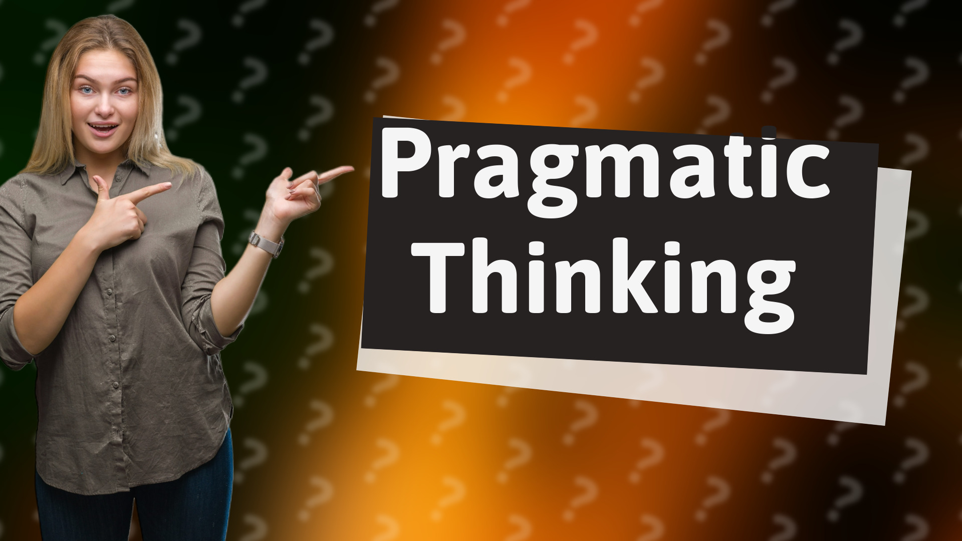 Pragmatic Thinking