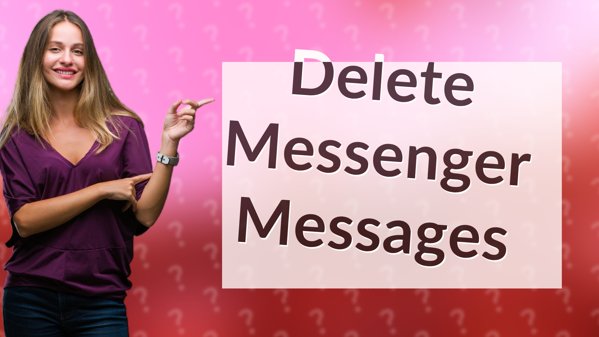 Delete Messenger Messages