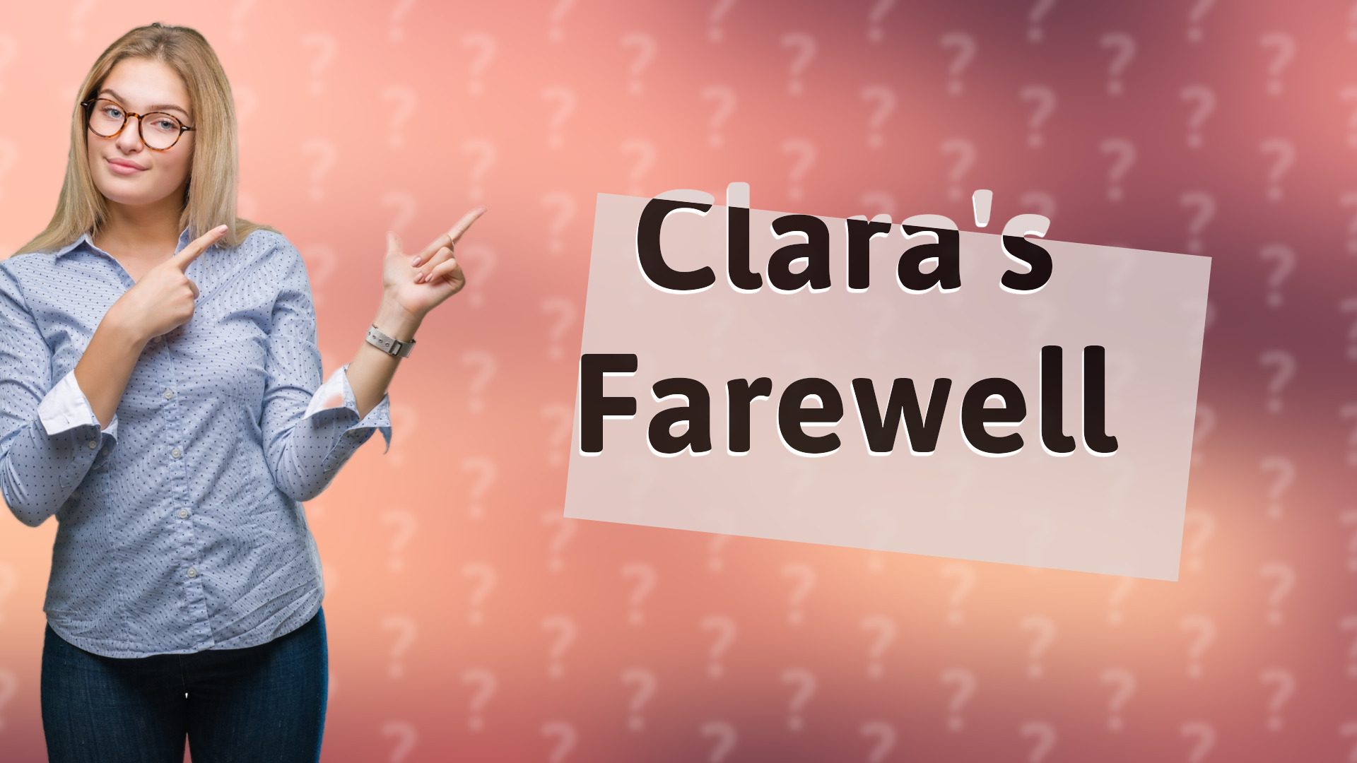 Clara's Farewell