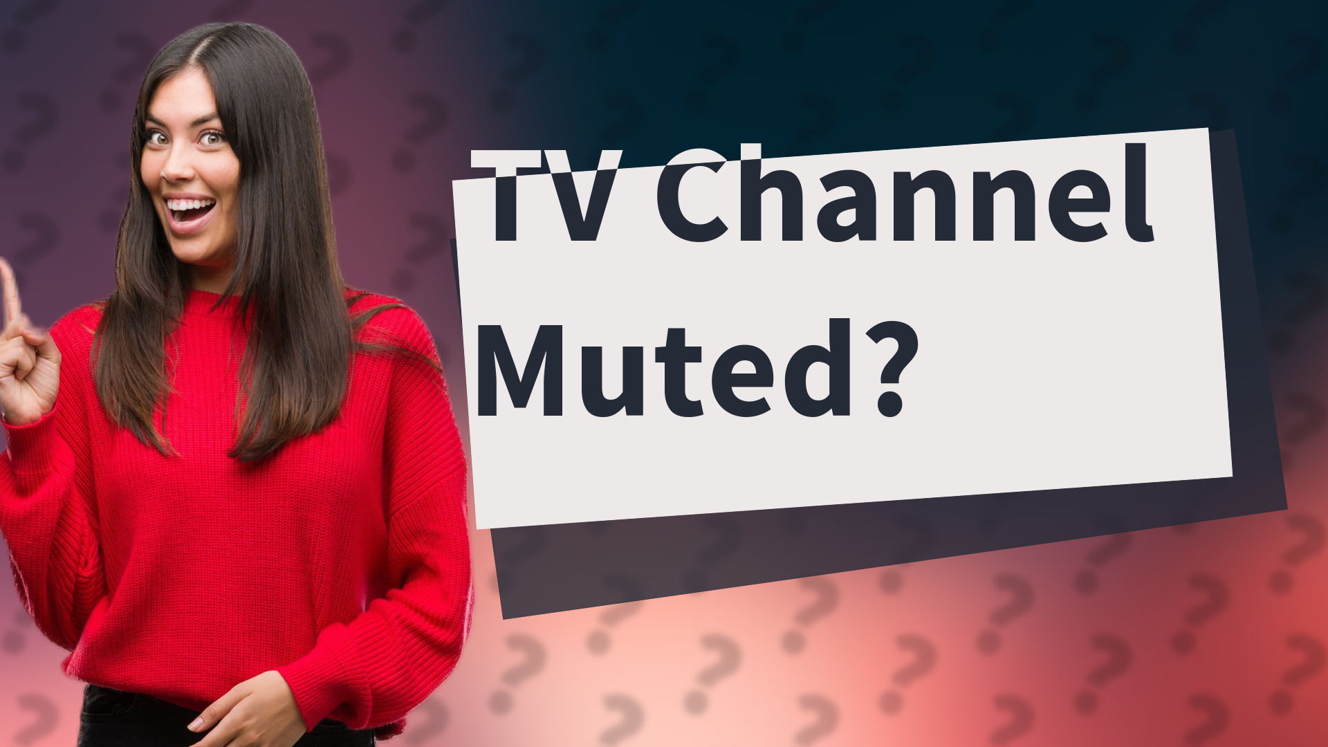 TV Channel Muted?