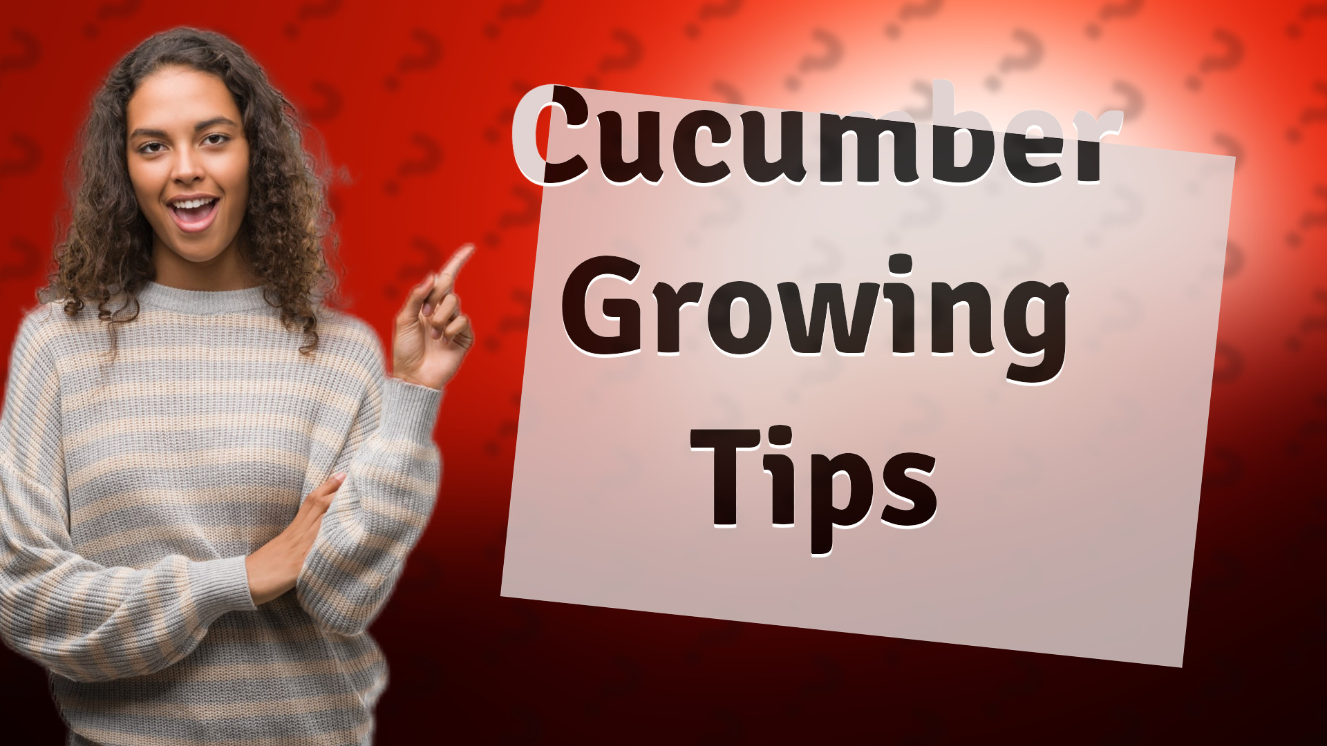 Cucumber Growing Tips