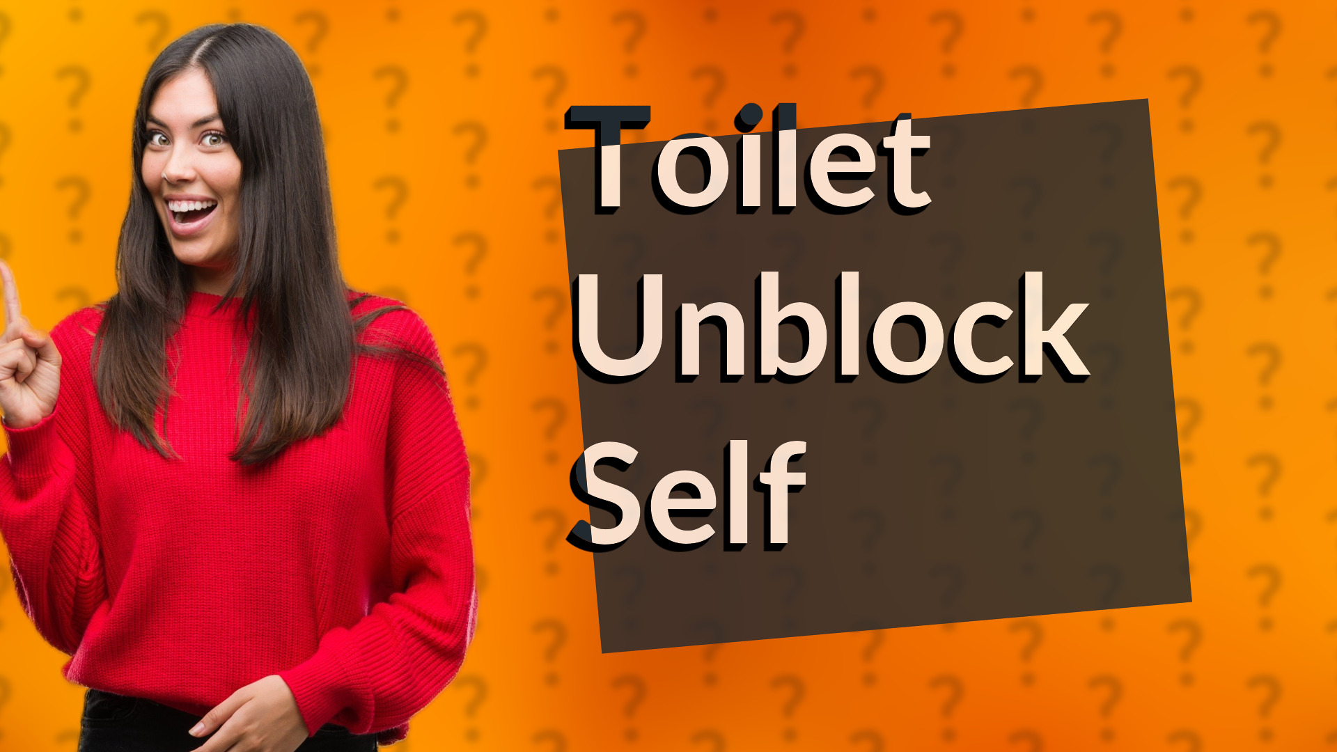 Toilet Unblock Self