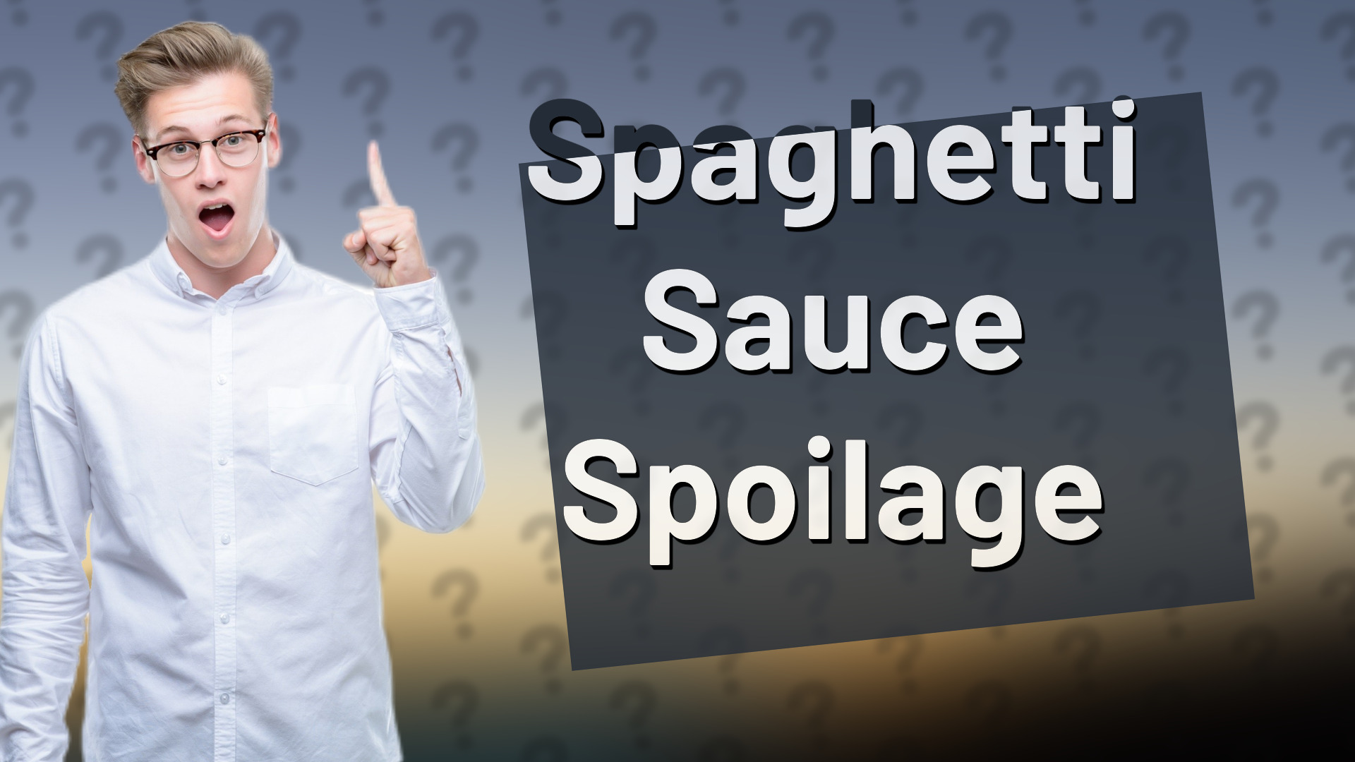 Spaghetti Sauce Spoilage