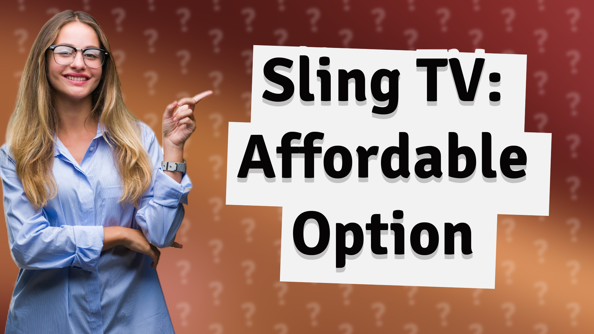 Sling TV: Affordable Option