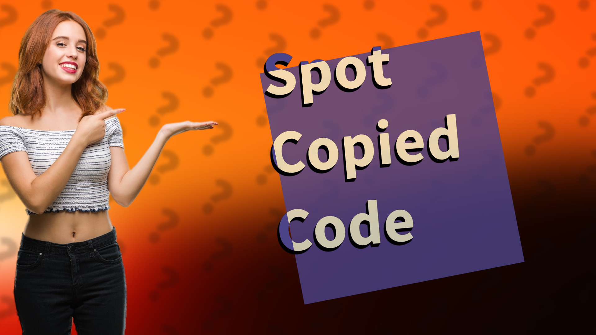 Spot Copied Code