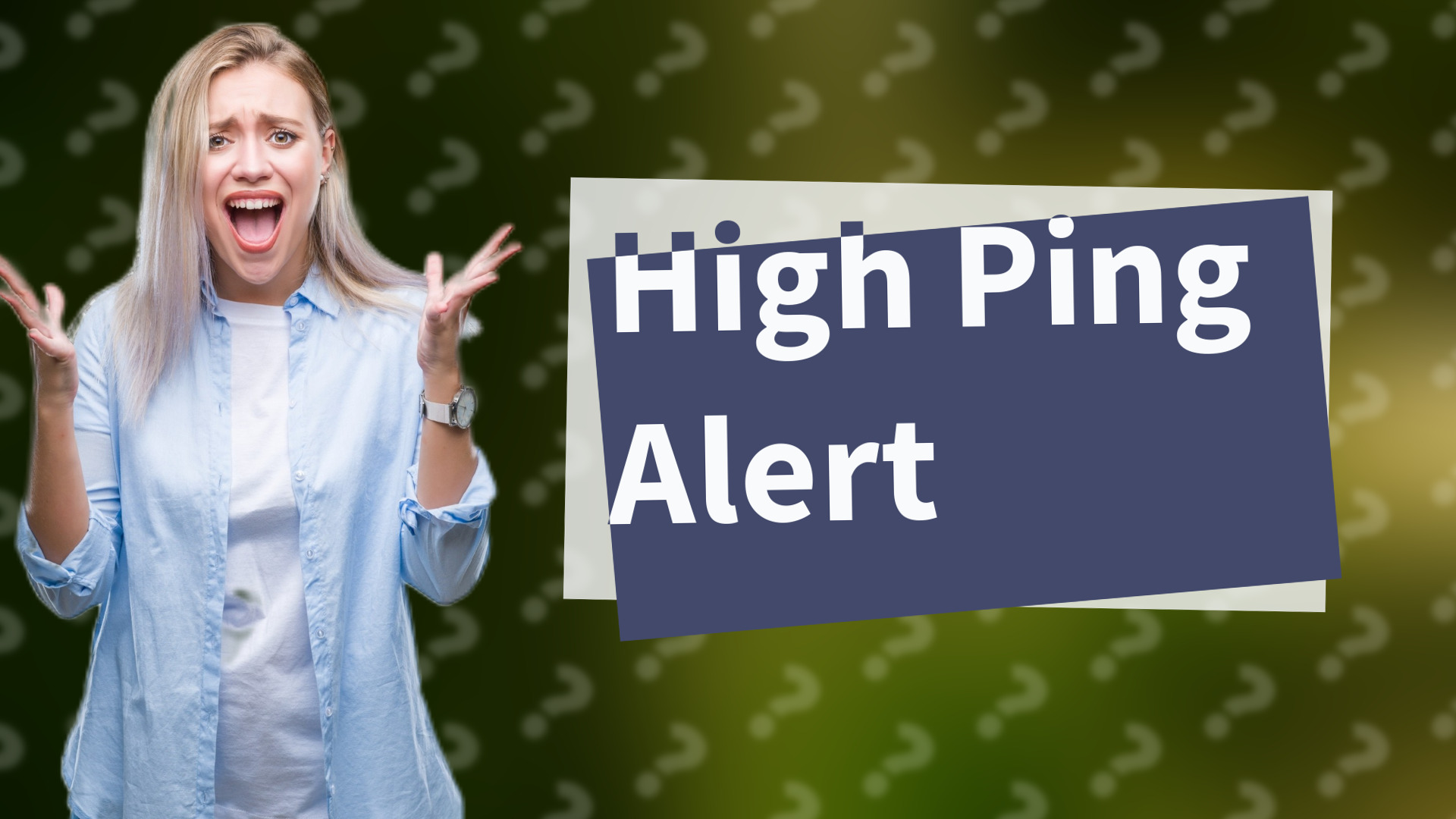High Ping Alert