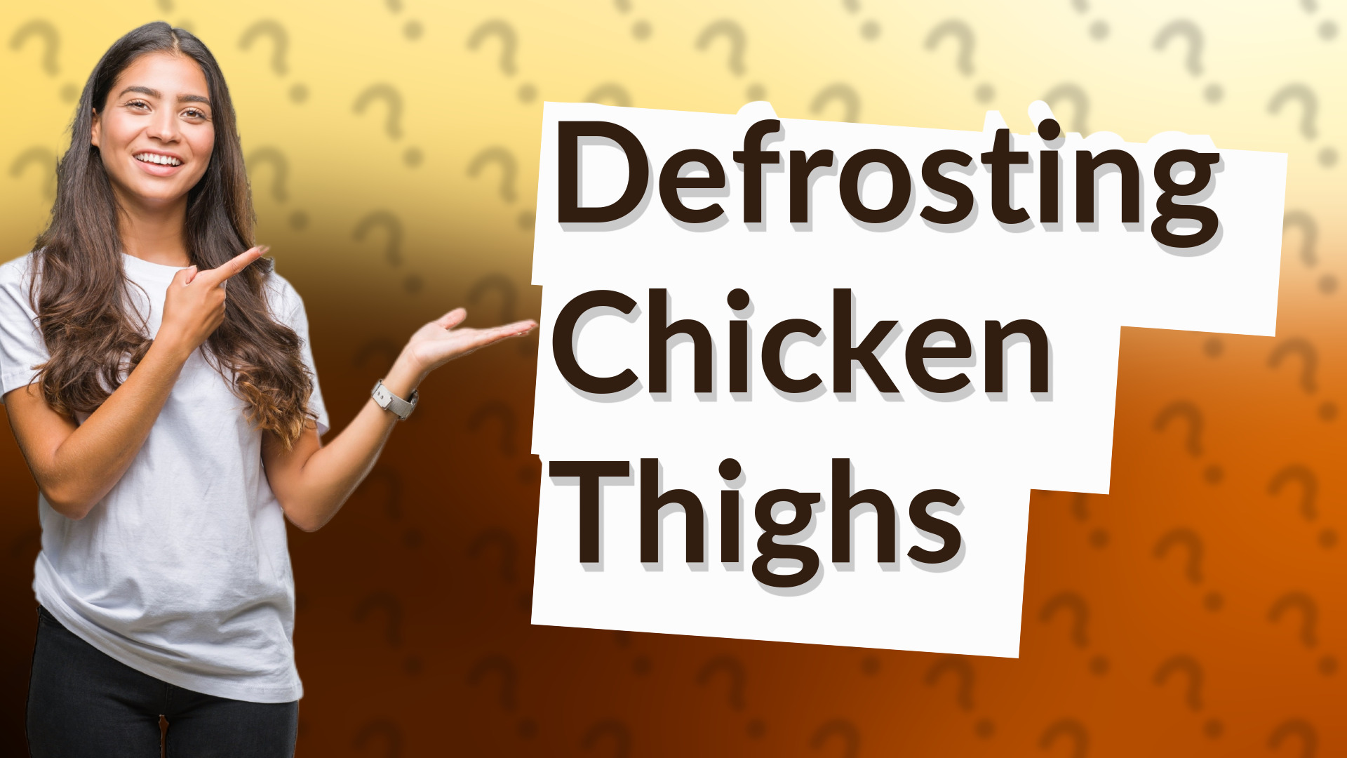 Defrosting Chicken Thighs