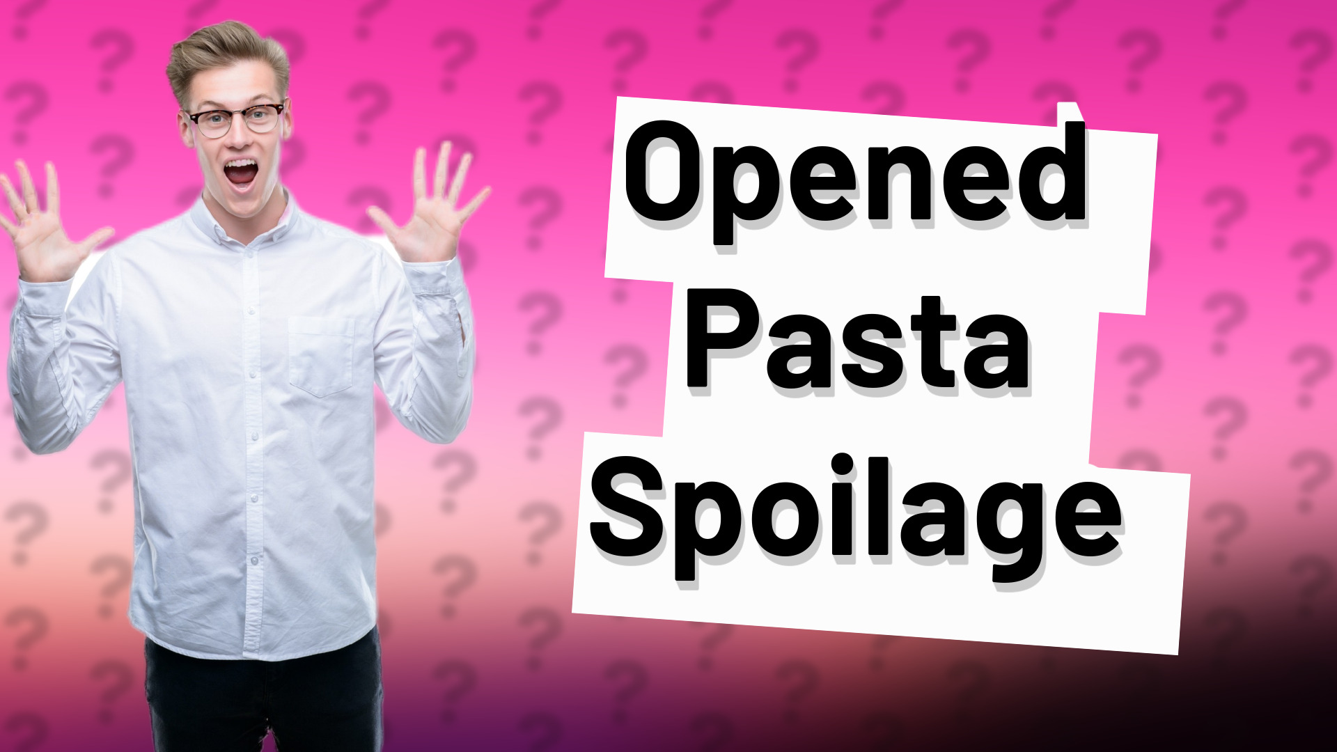 Opened Pasta Spoilage