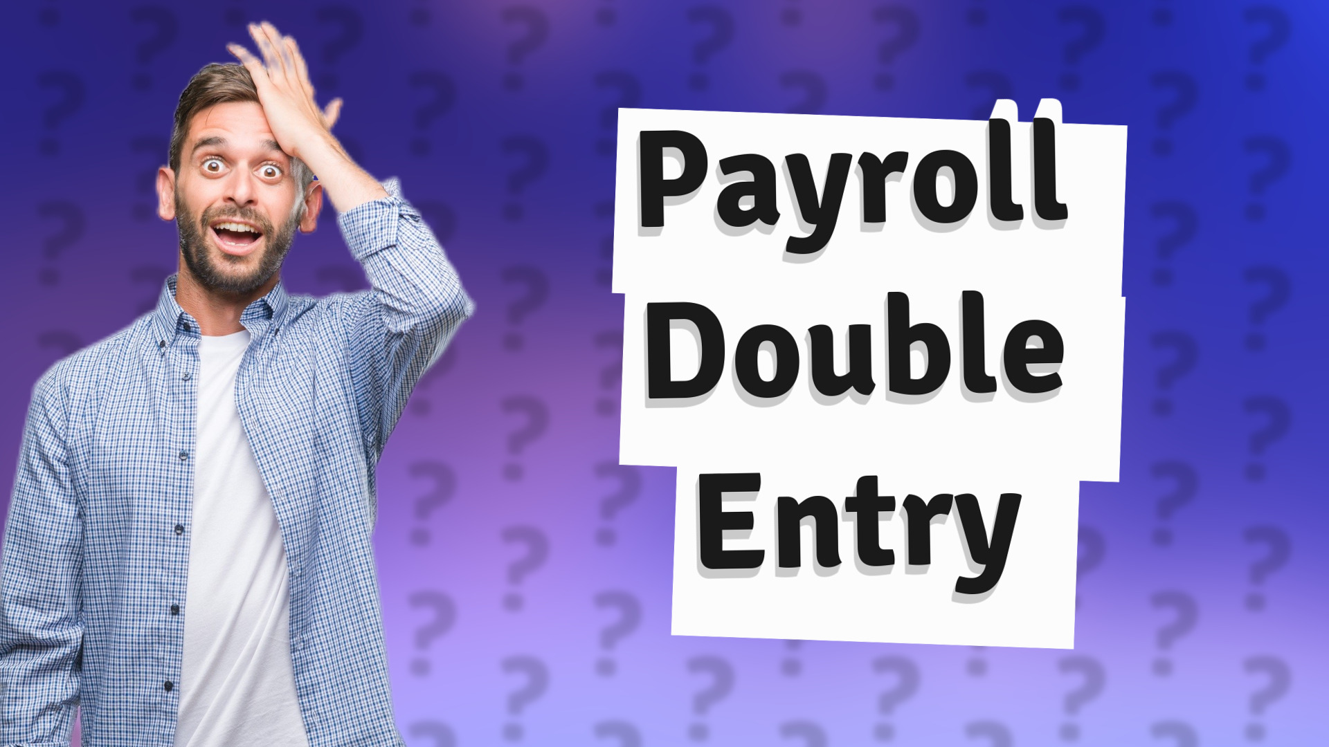 Payroll Double Entry
