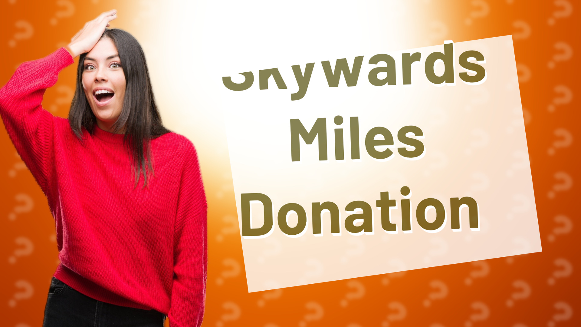 Skywards Miles Donation