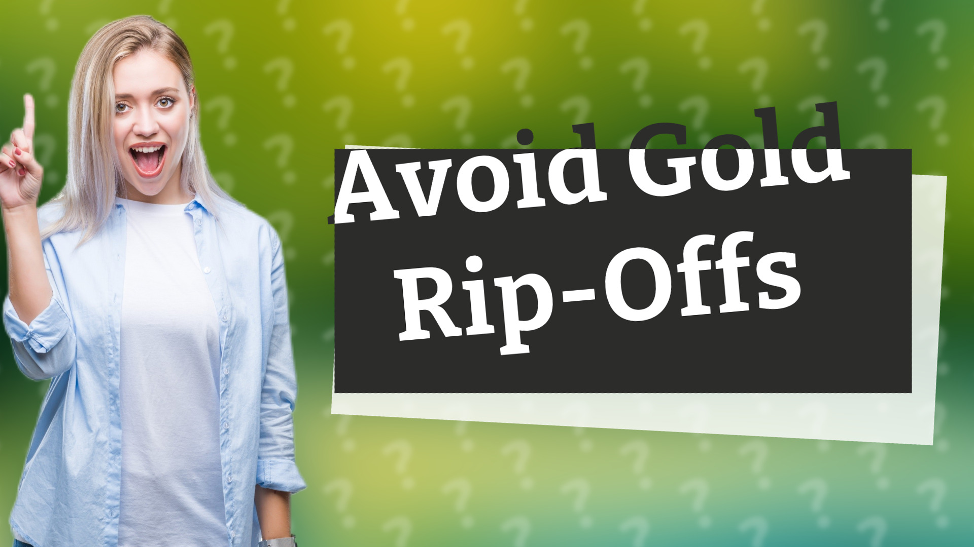 Avoid Gold Rip-Offs