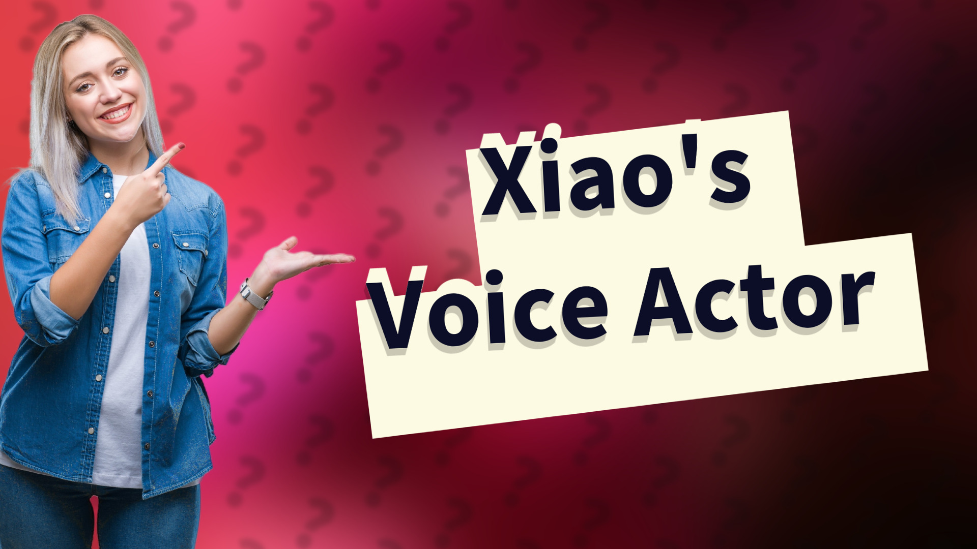 Xiao's Voice Actor