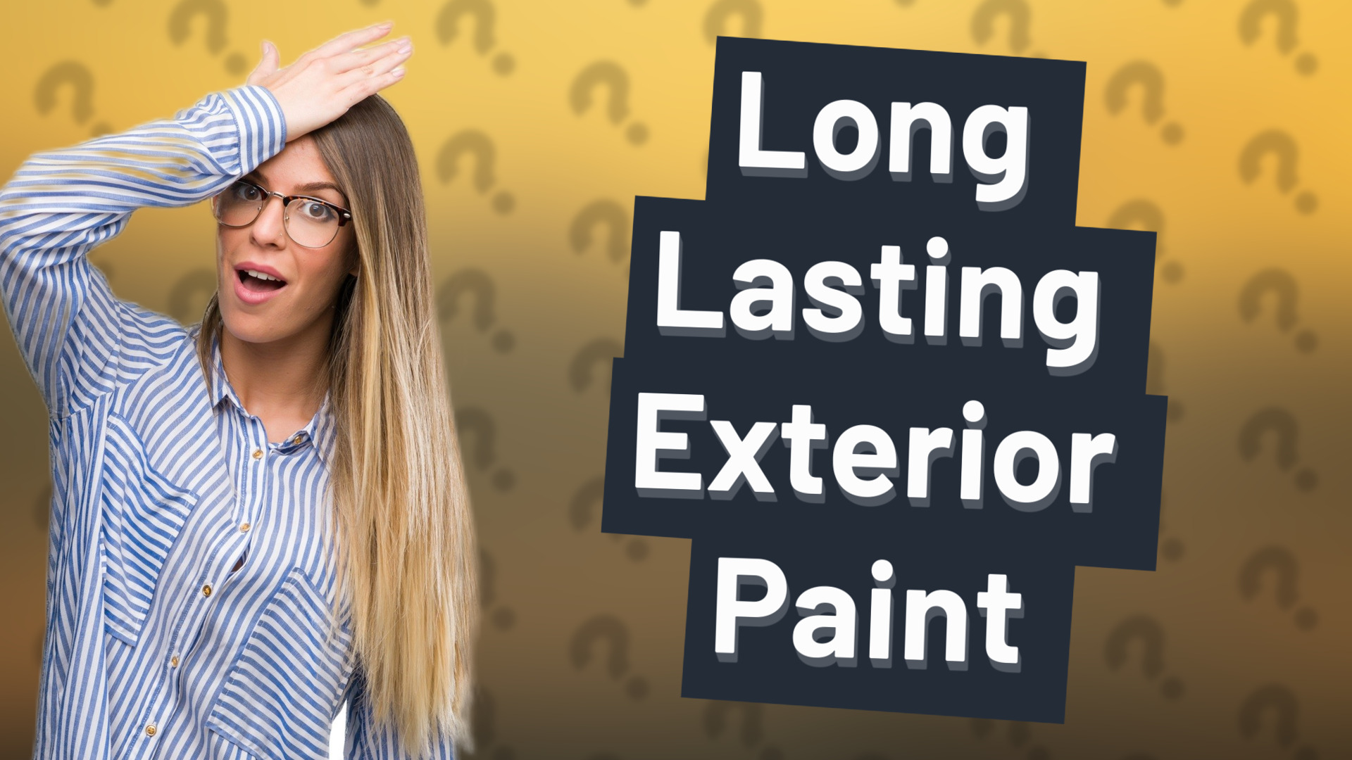 Long Lasting Exterior Paint