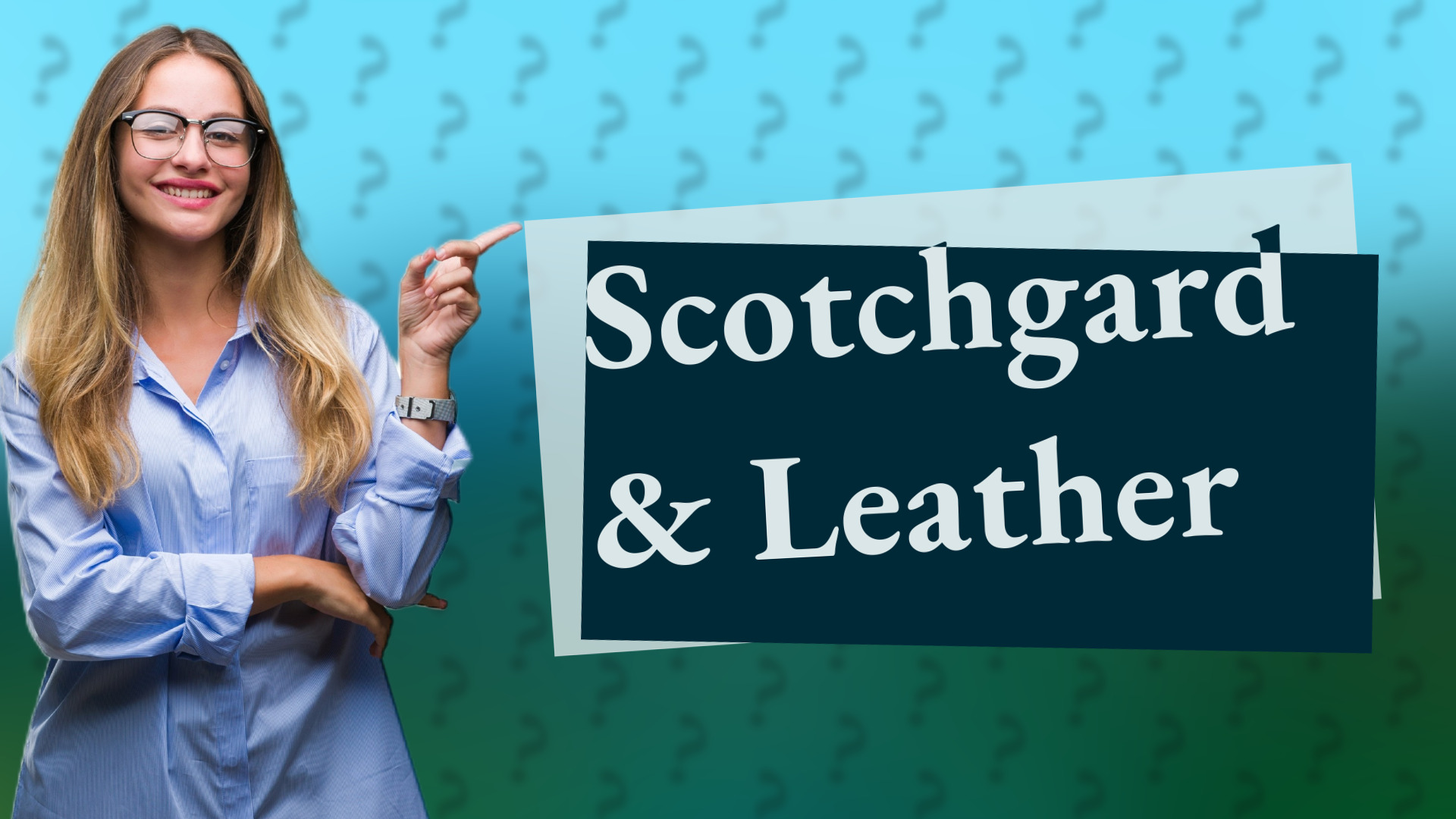 Scotchgard & Leather