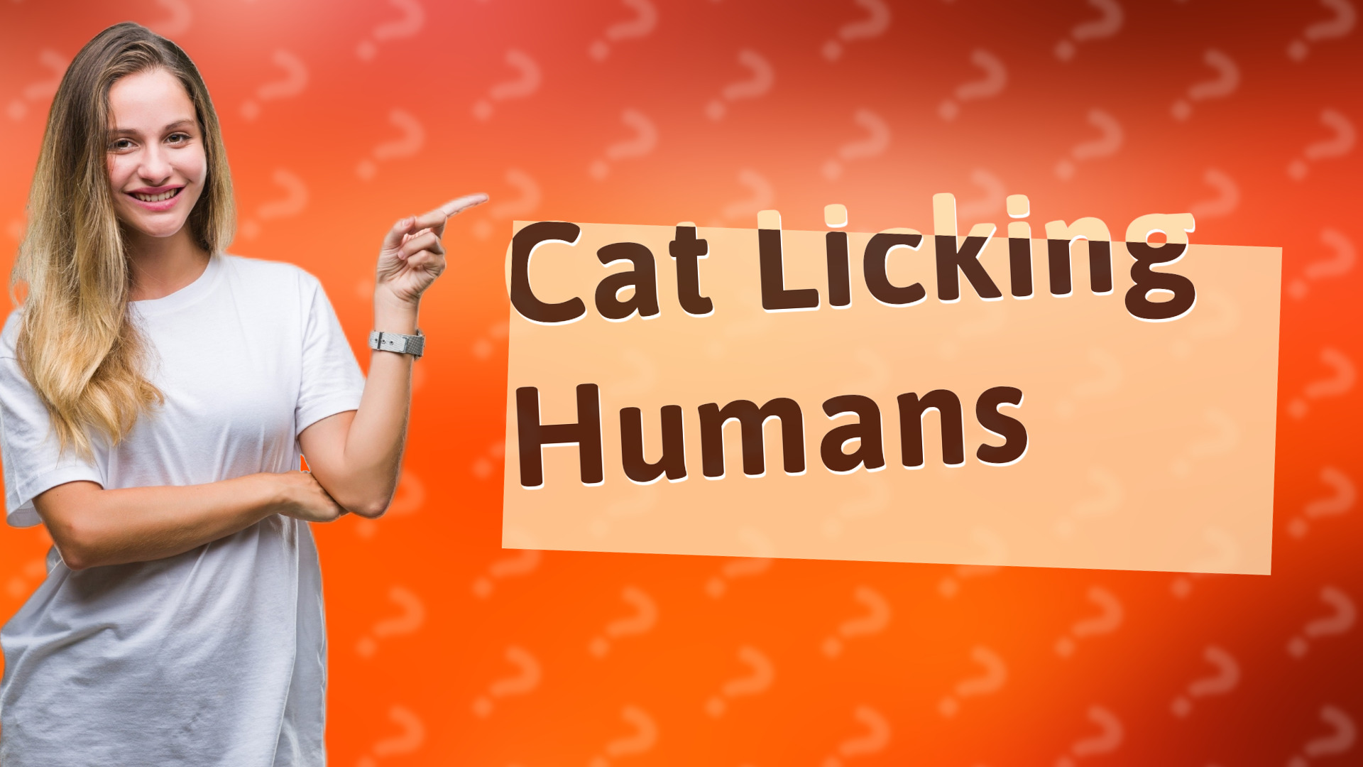 Cat Licking Humans