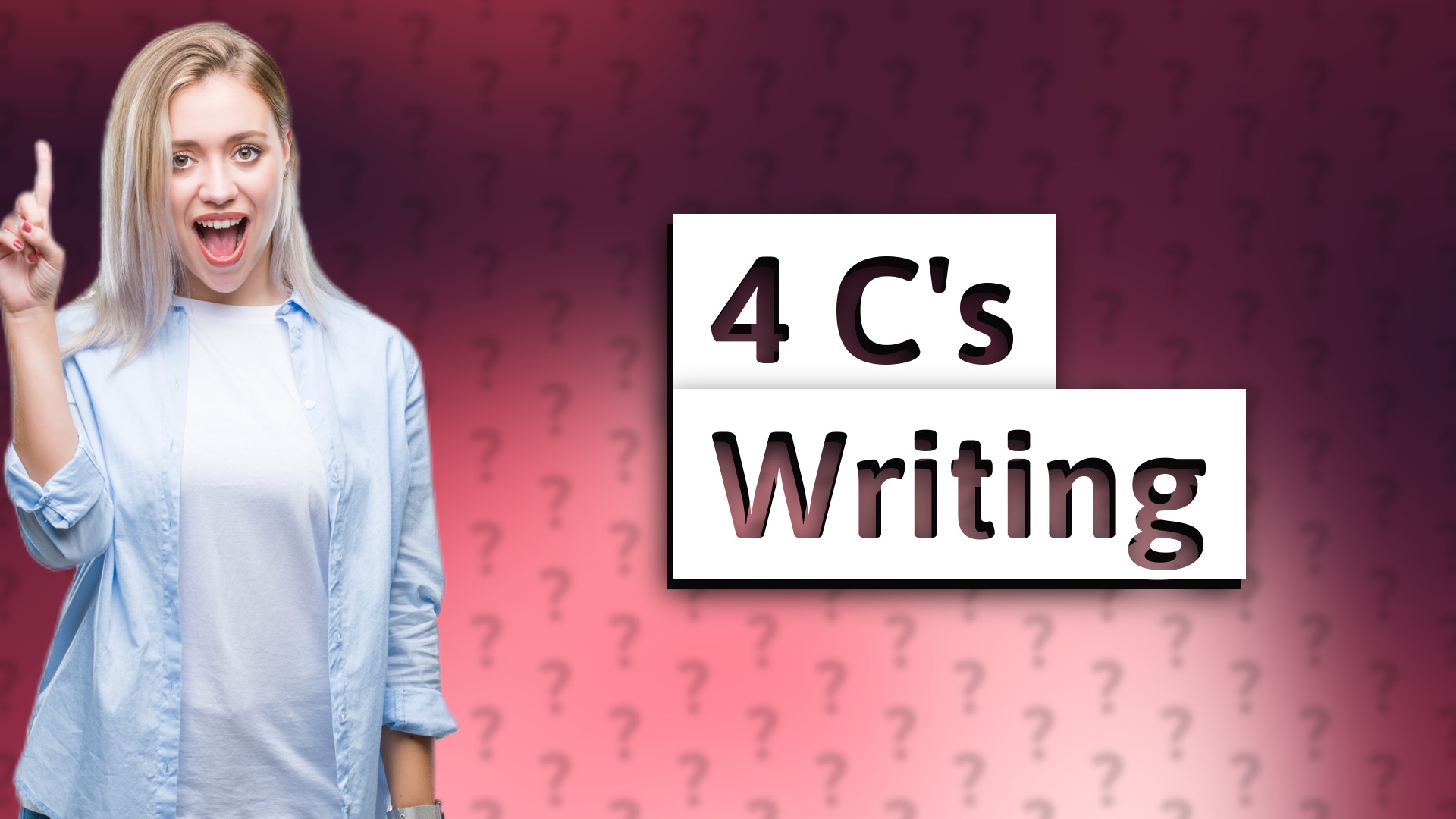 4 C's Writing